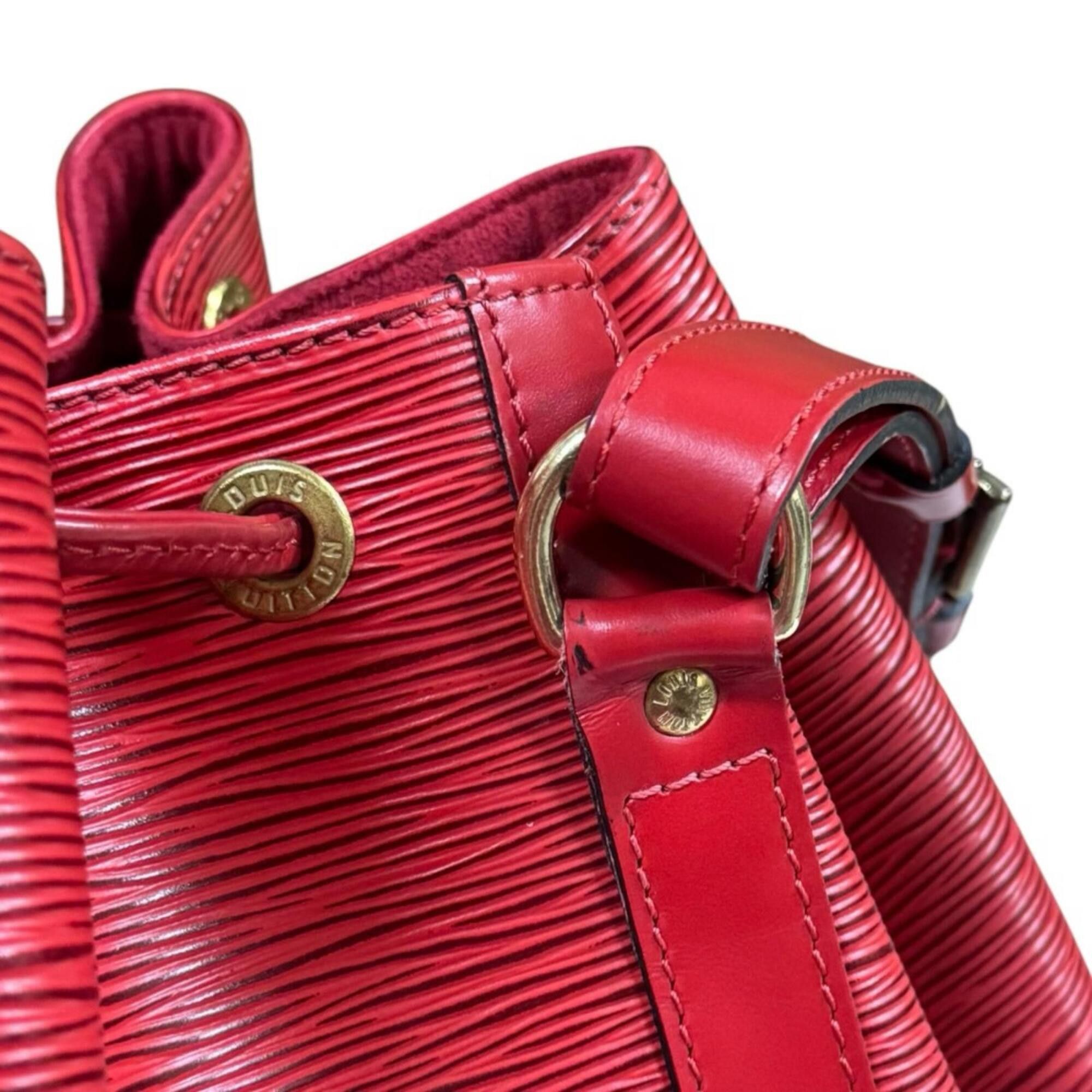 Louis Vuitton Louis Vuitton Petit Noé Epi Shoulder Bag, Leather M44107 Red, Women's LOUIS VUITTON Size ONE SIZE - 13 Thumbnail