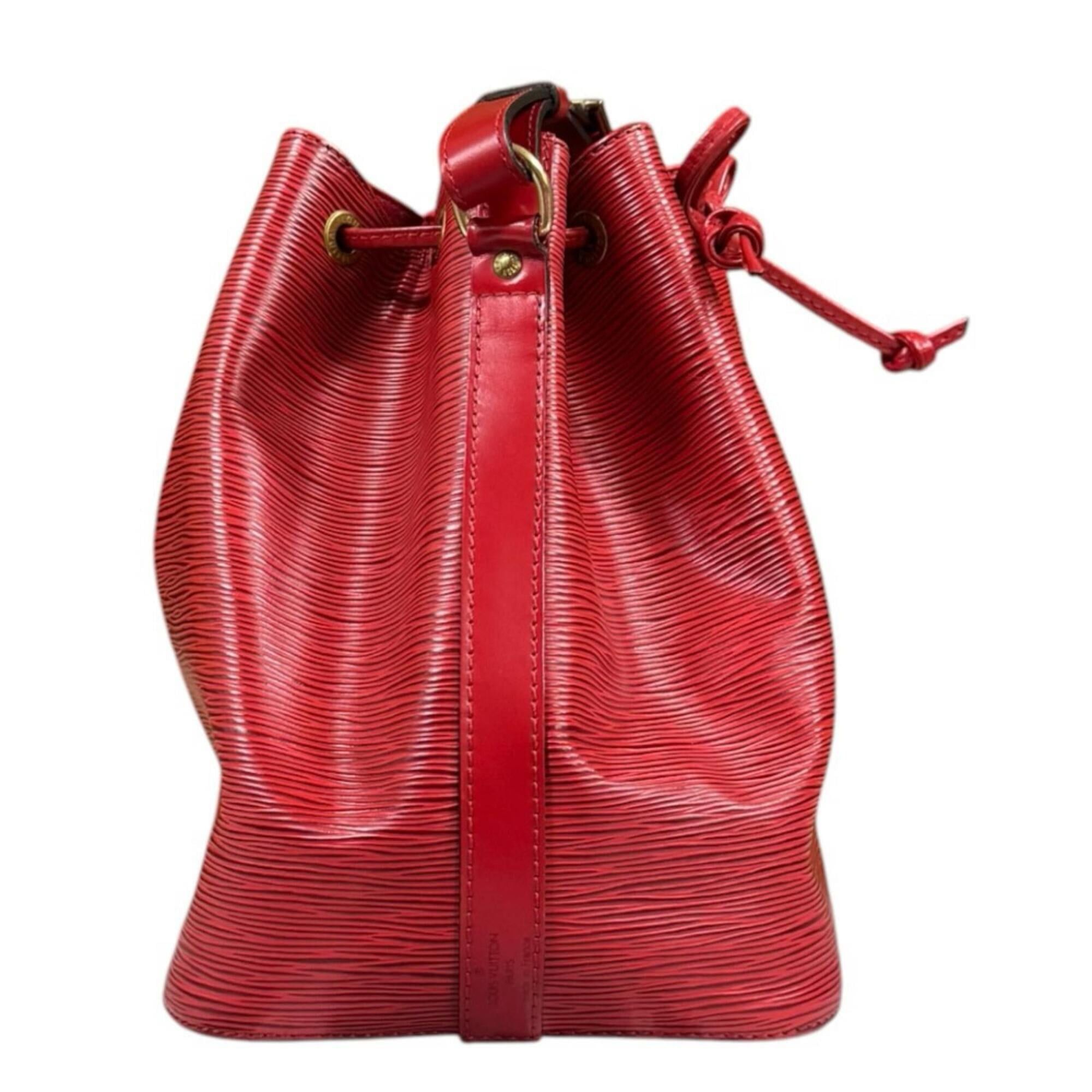 Louis Vuitton Louis Vuitton Petit Noé Epi Shoulder Bag, Leather M44107 Red, Women's LOUIS VUITTON Size ONE SIZE - 4 Thumbnail