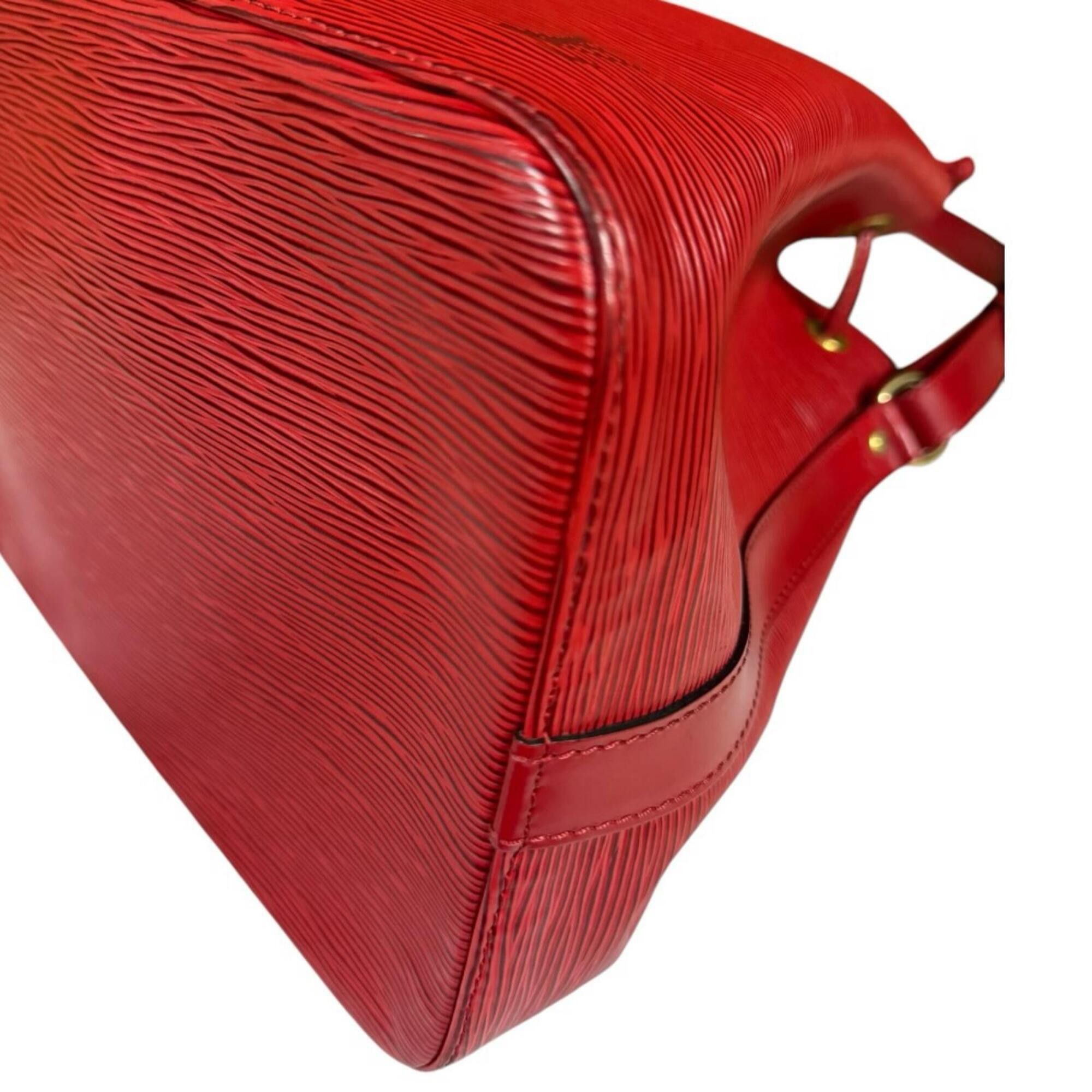 Louis Vuitton Louis Vuitton Petit Noé Epi Shoulder Bag, Leather M44107 Red, Women's LOUIS VUITTON Size ONE SIZE - 10 Thumbnail