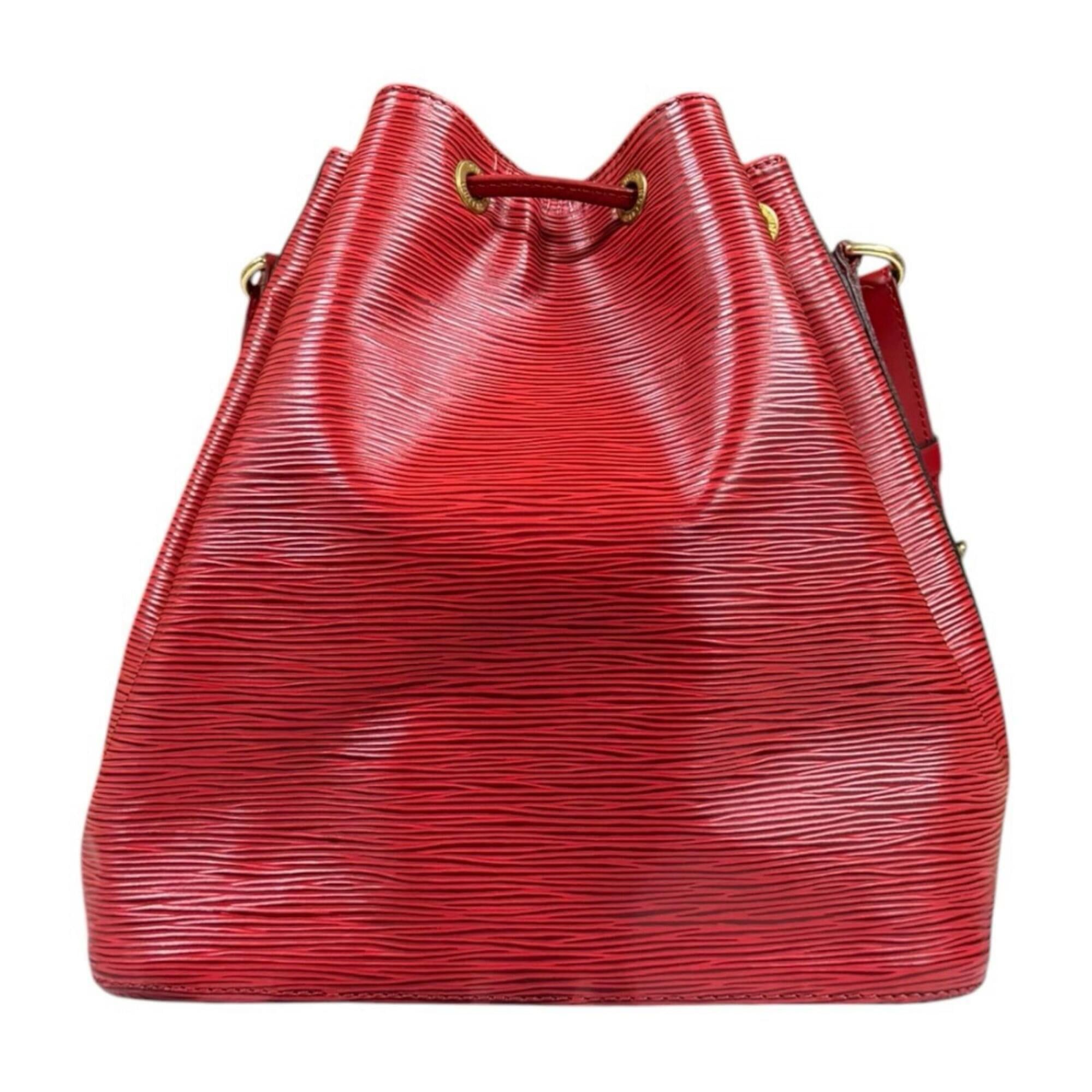 Louis Vuitton Louis Vuitton Petit Noé Epi Shoulder Bag, Leather M44107 Red, Women's LOUIS VUITTON Size ONE SIZE - 3 Thumbnail