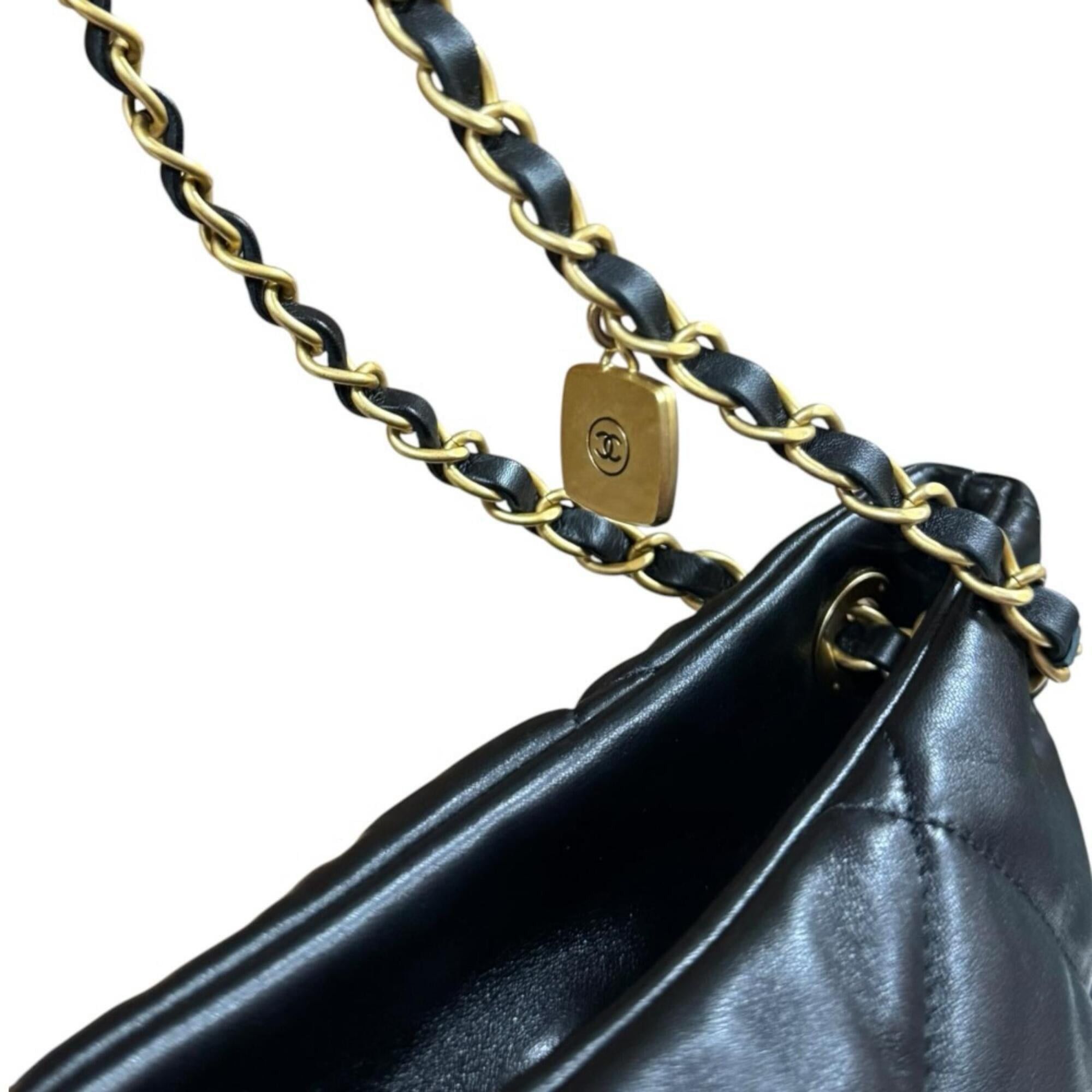 Chanel Chanel 2025/26 Autumn/Winter Collection Shopping Bag, Matelassé Shoulder AS5740-B22139-94305, Black, Women's, CHANEL Chain Size ONE SIZE - 8 Thumbnail