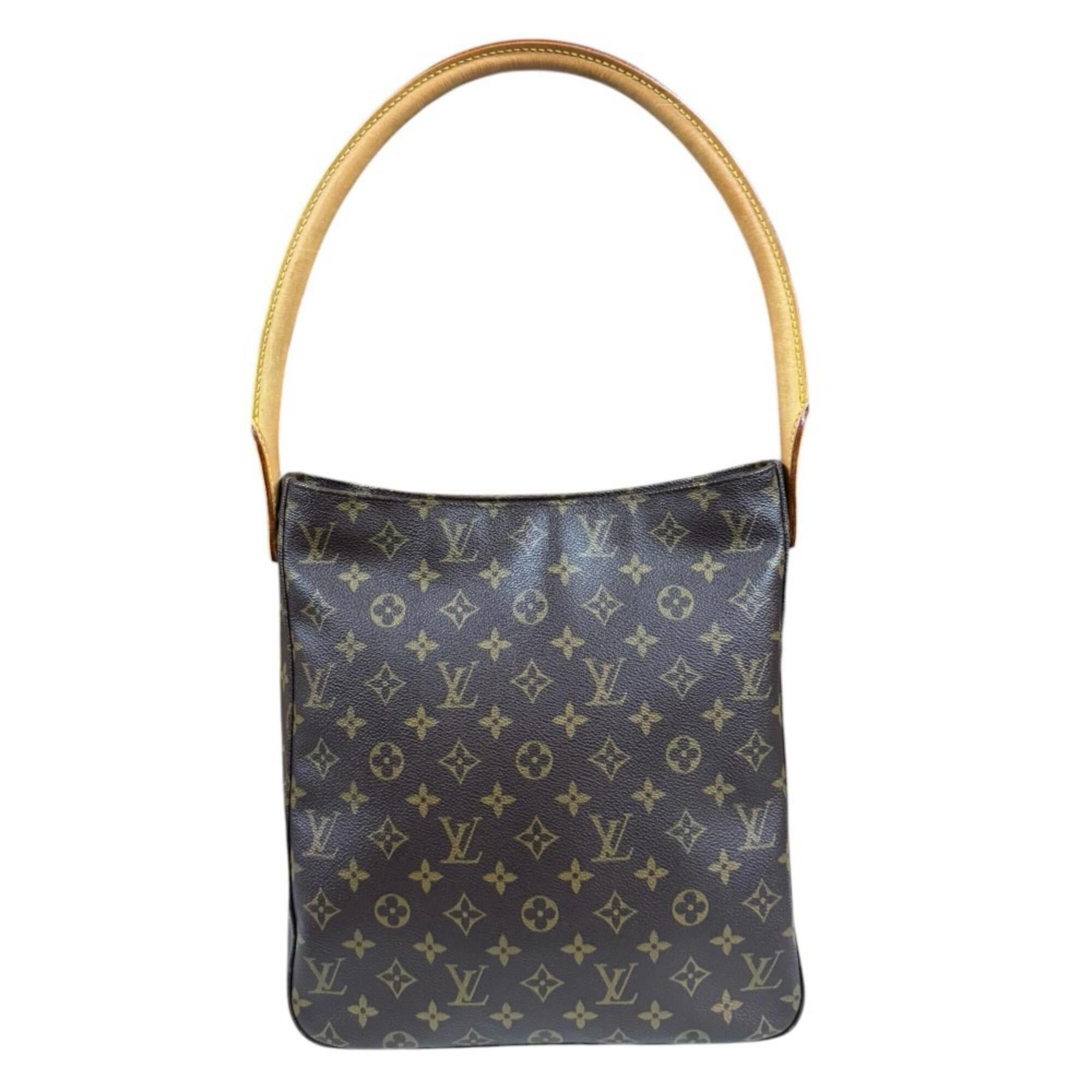 Louis Vuitton Louis Vuitton Looping GM Monogram Shoulder Bag, Canvas M51145 Brown, Women's LOUIS VUITTON Size ONE SIZE - 3 Thumbnail