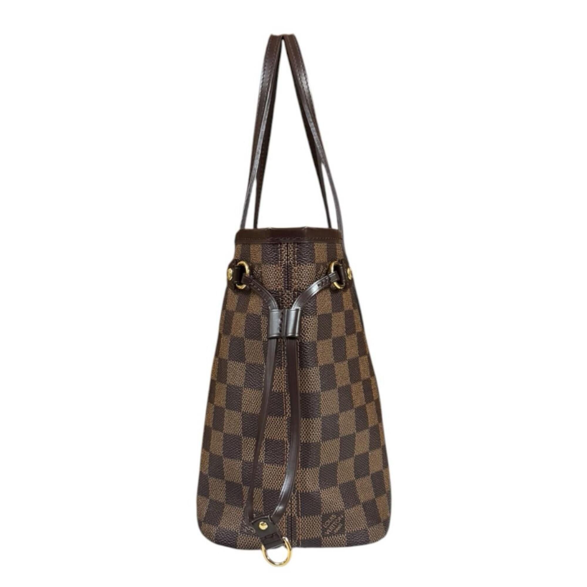 Louis Vuitton Louis Vuitton Neverfull PM LV Damier Tote Bag Canvas N51109 Brown Women's LOUIS VUITTON Size ONE SIZE - 4 Thumbnail