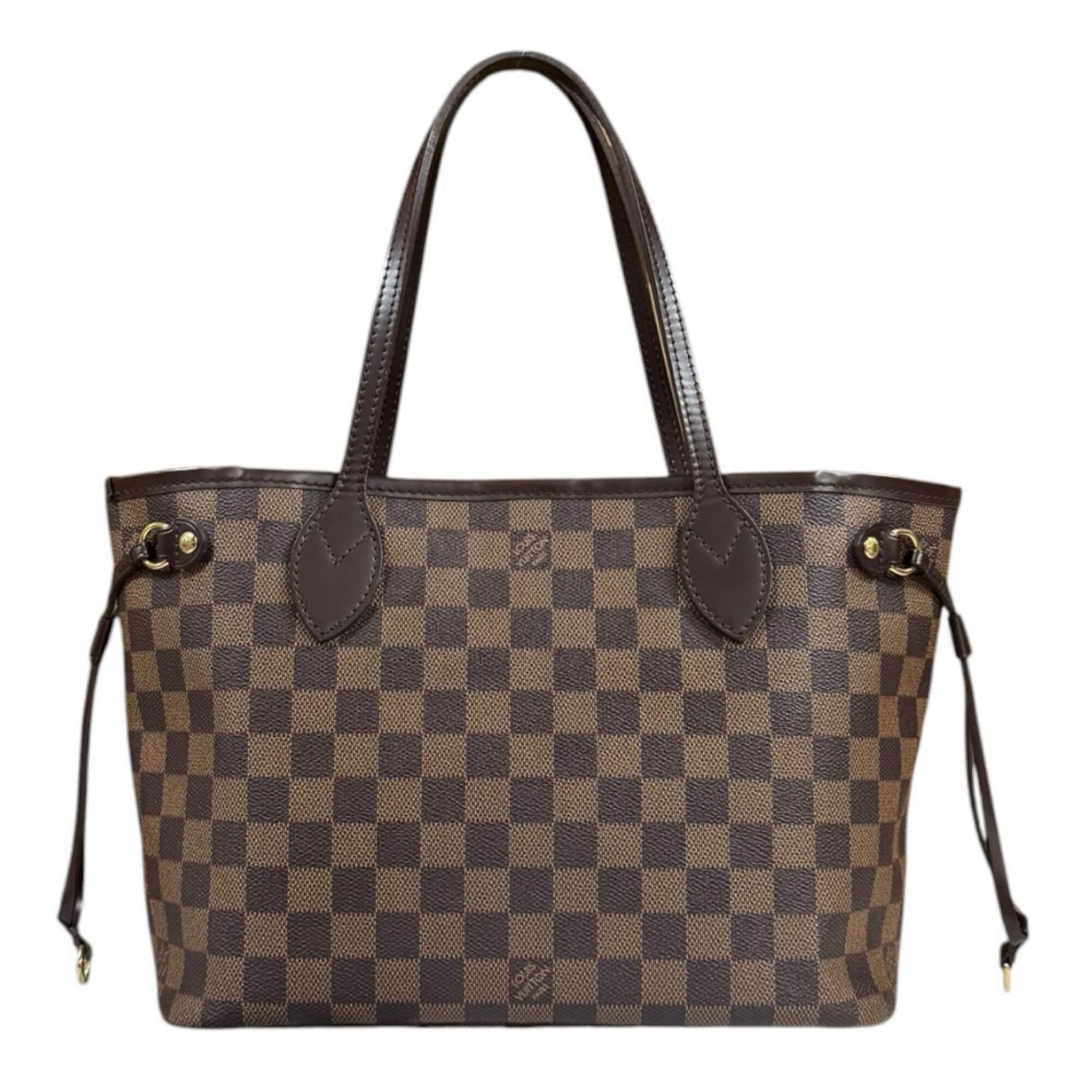 Louis Vuitton Louis Vuitton Neverfull PM LV Damier Tote Bag Canvas N51109 Brown Women's LOUIS VUITTON Size ONE SIZE - 3 Thumbnail