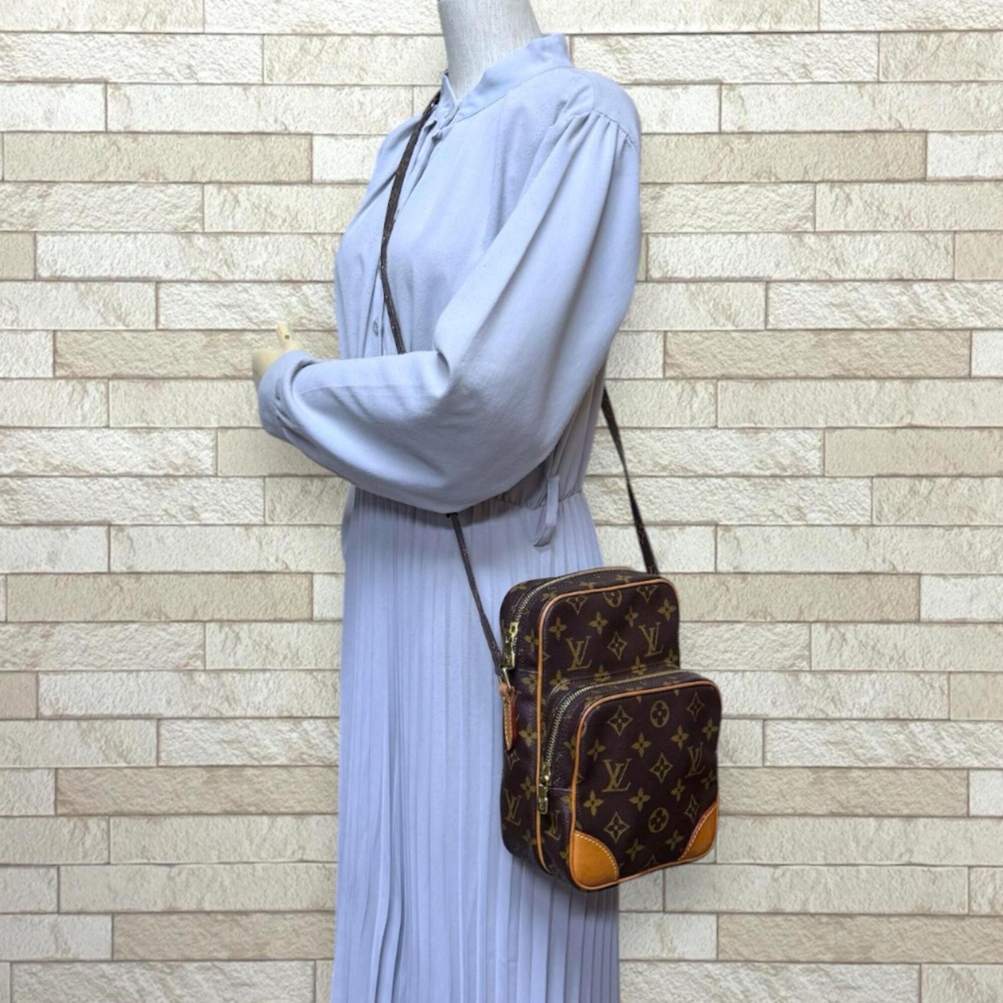 Louis Vuitton Louis Vuitton Amazon Monogram Shoulder Bag, Canvas M45236 Brown, Women's LOUIS VUITTON Size ONE SIZE - 2 Thumbnail