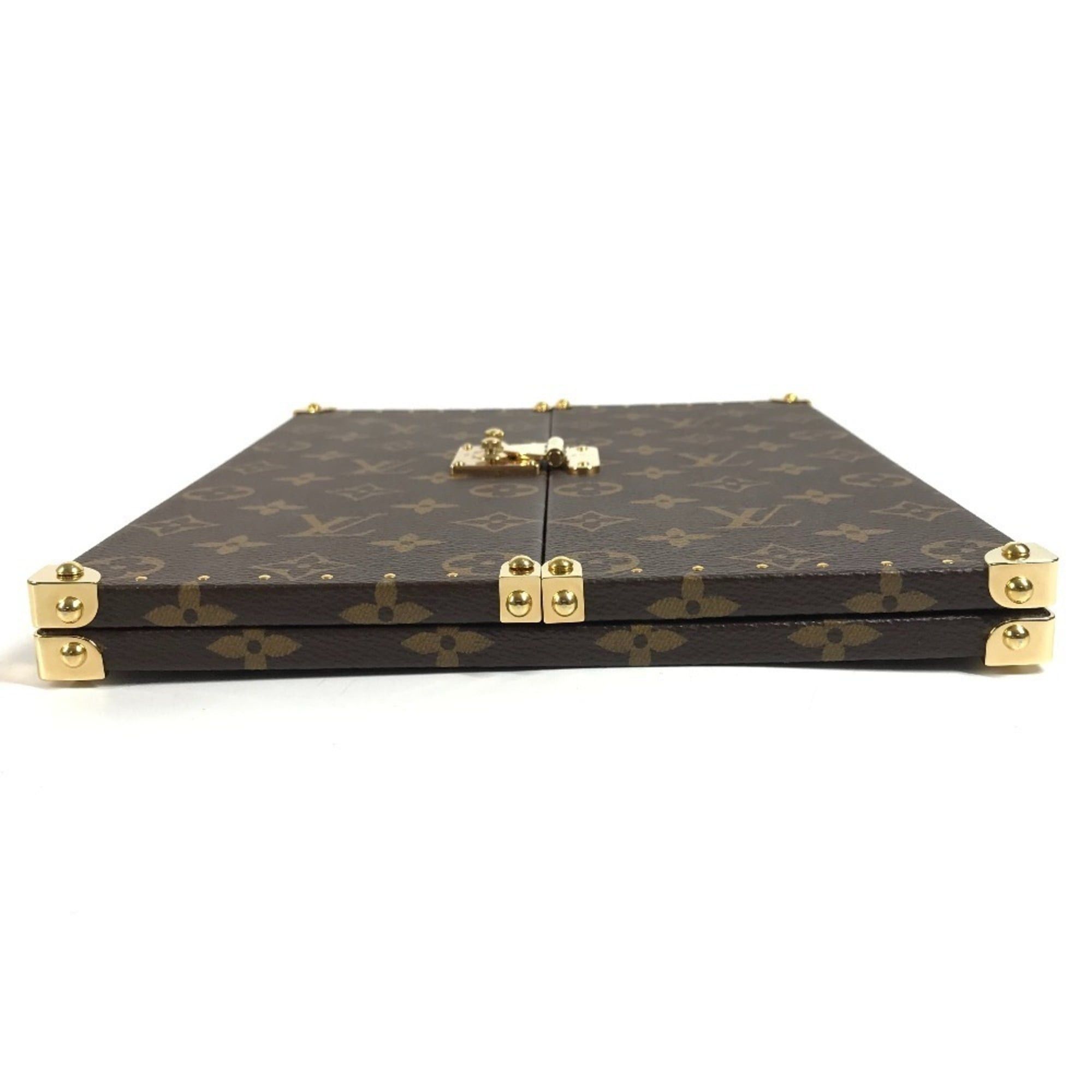 Louis Vuitton LOUIS VUITTON GI0554 Monogram Home Mirror Trunk Interior Tri-fold Canvas Men's Women's Brown Size ONE SIZE - 3 Thumbnail
