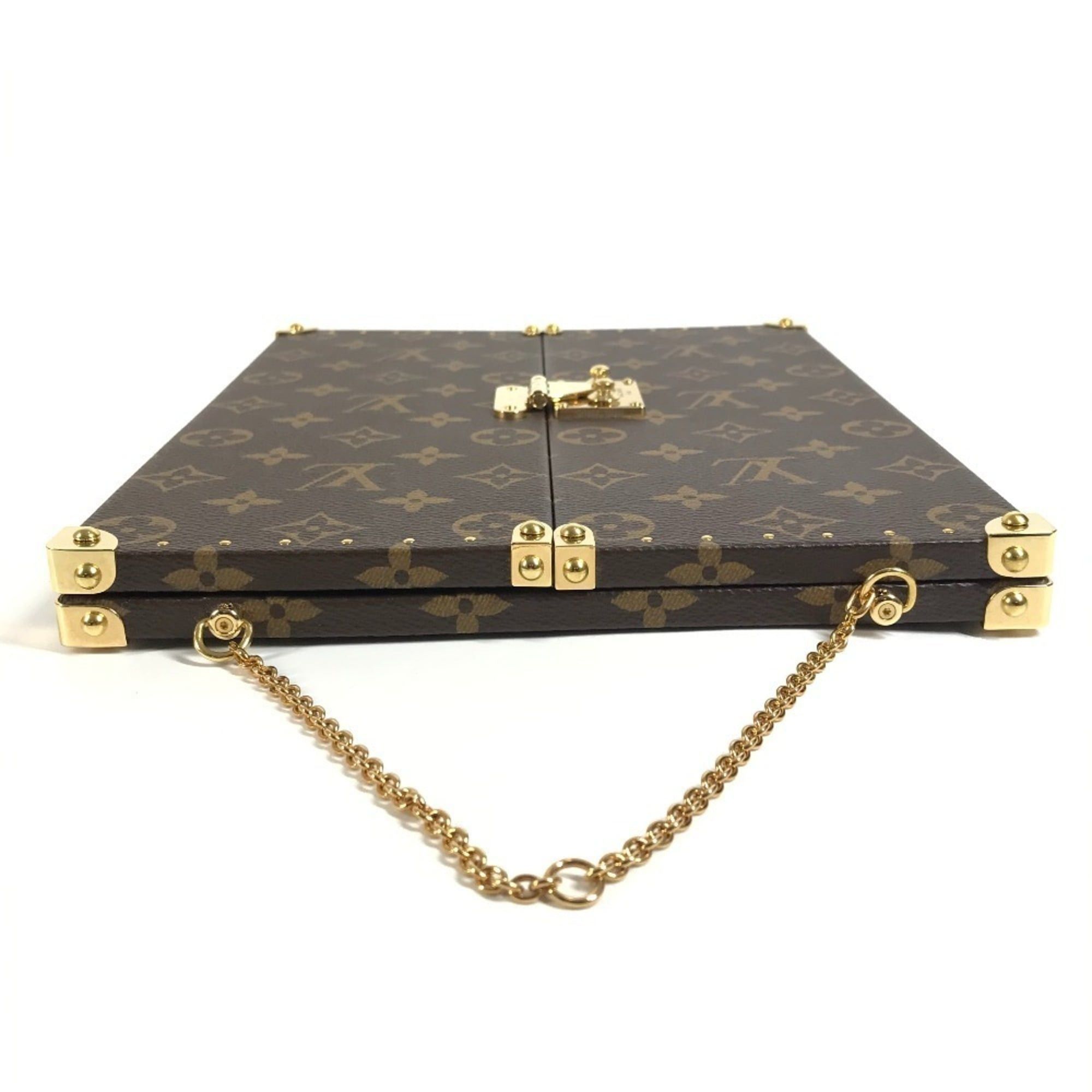 Louis Vuitton LOUIS VUITTON GI0554 Monogram Home Mirror Trunk Interior Tri-fold Canvas Men's Women's Brown Size ONE SIZE - 4 Thumbnail