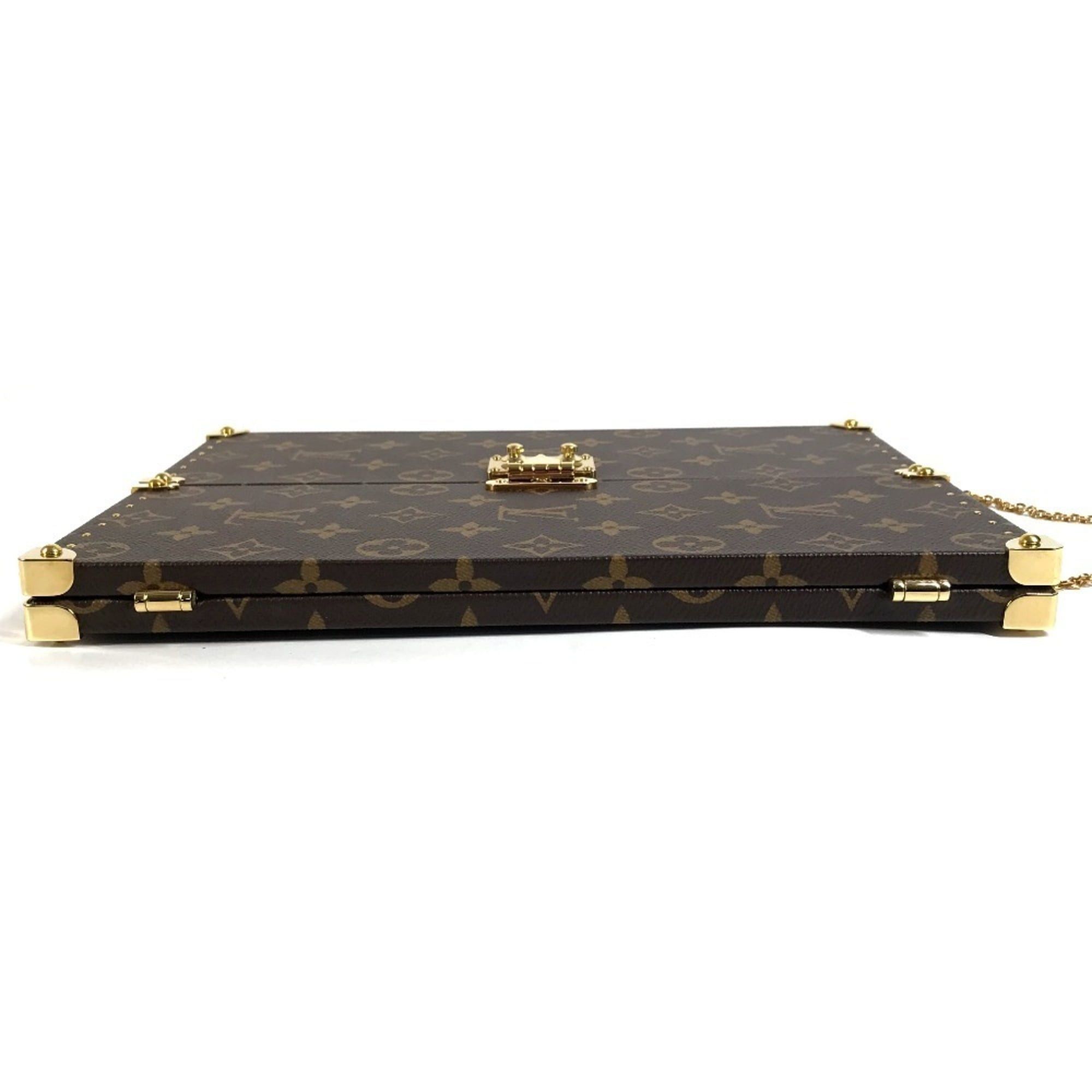 Louis Vuitton LOUIS VUITTON GI0554 Monogram Home Mirror Trunk Interior Tri-fold Canvas Men's Women's Brown Size ONE SIZE - 5 Thumbnail