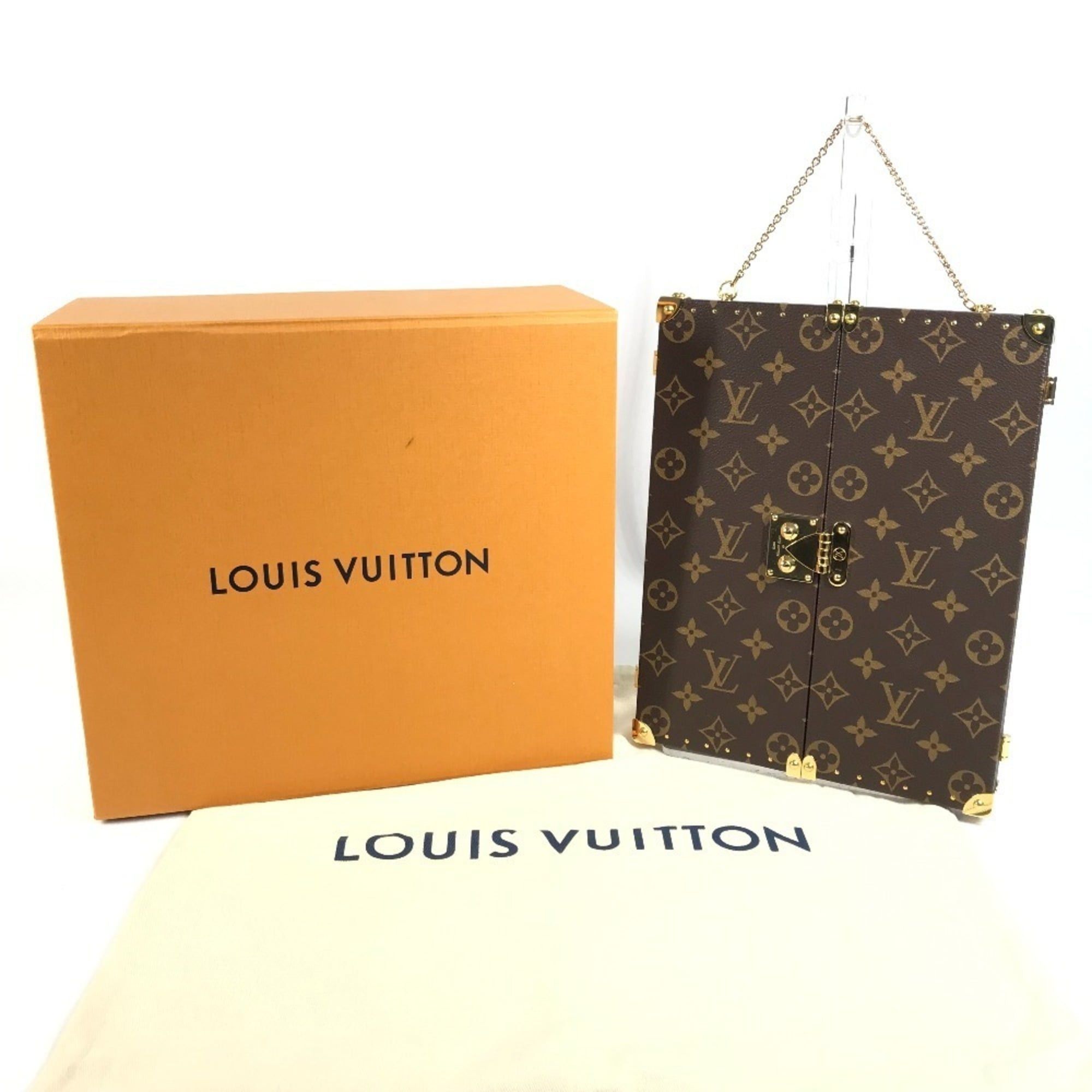 Louis Vuitton LOUIS VUITTON GI0554 Monogram Home Mirror Trunk Interior Tri-fold Canvas Men's Women's Brown Size ONE SIZE - 16 Thumbnail