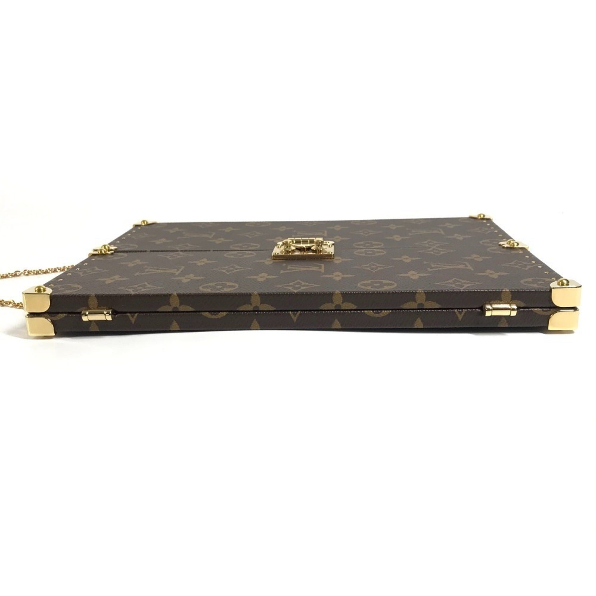 Louis Vuitton LOUIS VUITTON GI0554 Monogram Home Mirror Trunk Interior Tri-fold Canvas Men's Women's Brown Size ONE SIZE - 6 Thumbnail