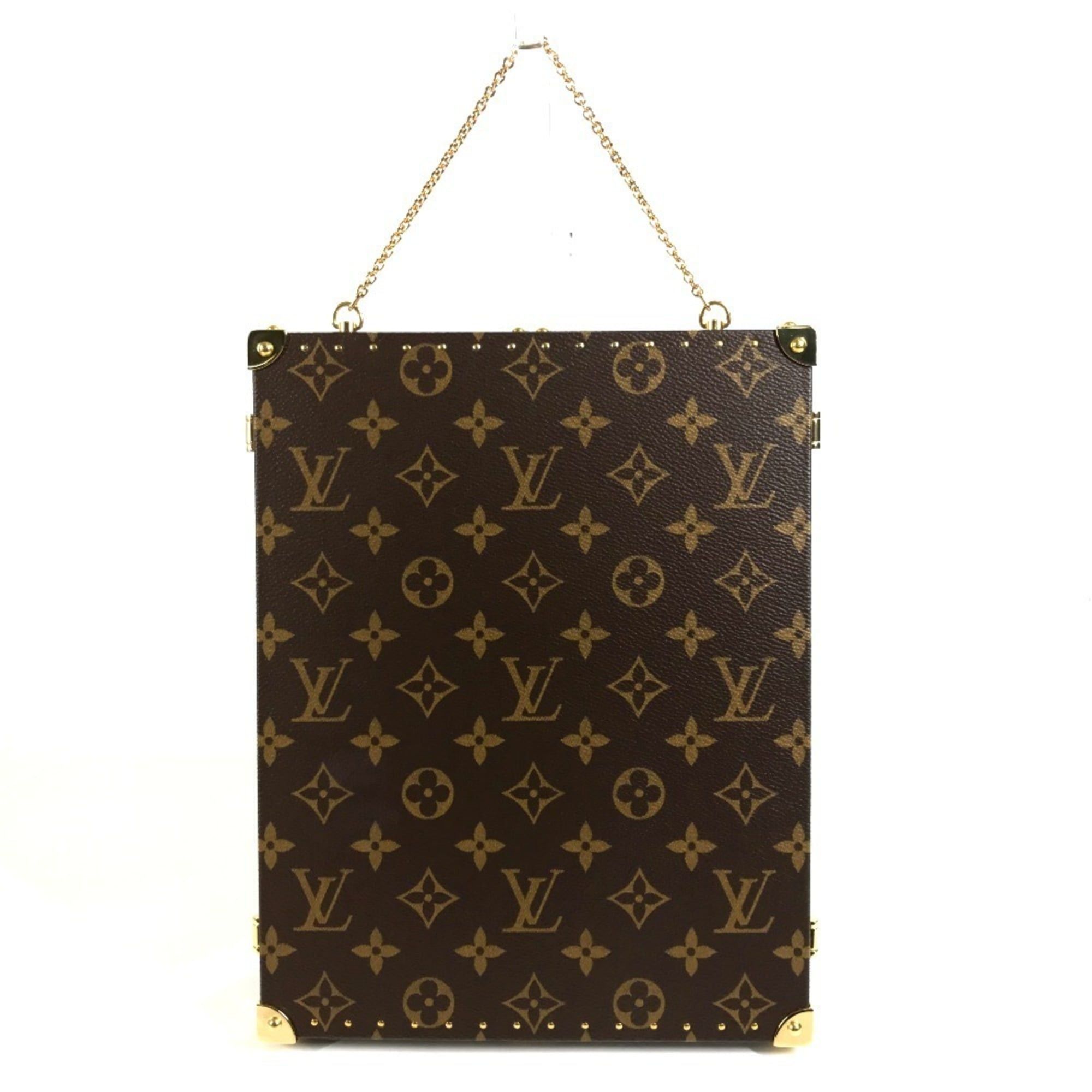 Louis Vuitton LOUIS VUITTON GI0554 Monogram Home Mirror Trunk Interior Tri-fold Canvas Men's Women's Brown Size ONE SIZE - 2 Thumbnail