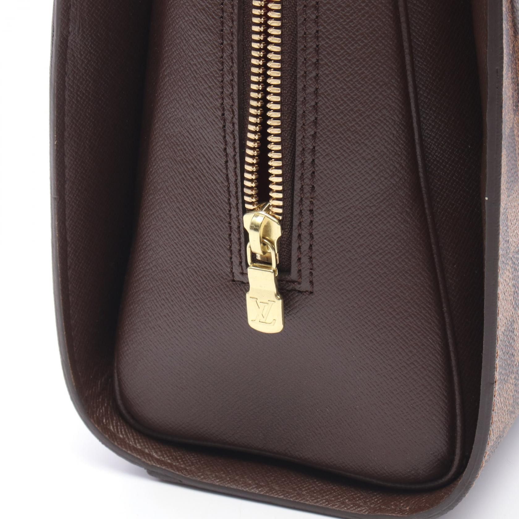 Louis Vuitton Louis Vuitton Louis Vuitton Triana Damier Handbag Textile Handbag N51155 DUTY FREE for USA Size ONE SIZE - 6 Thumbnail