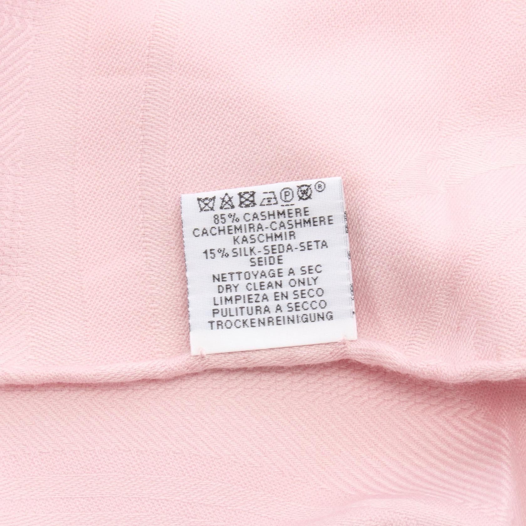 Hermes Hermes Hermes New Libris Silk Cashmere Stole Textile Shawl DUTY FREE for USA Size ONE SIZE - 3 Thumbnail