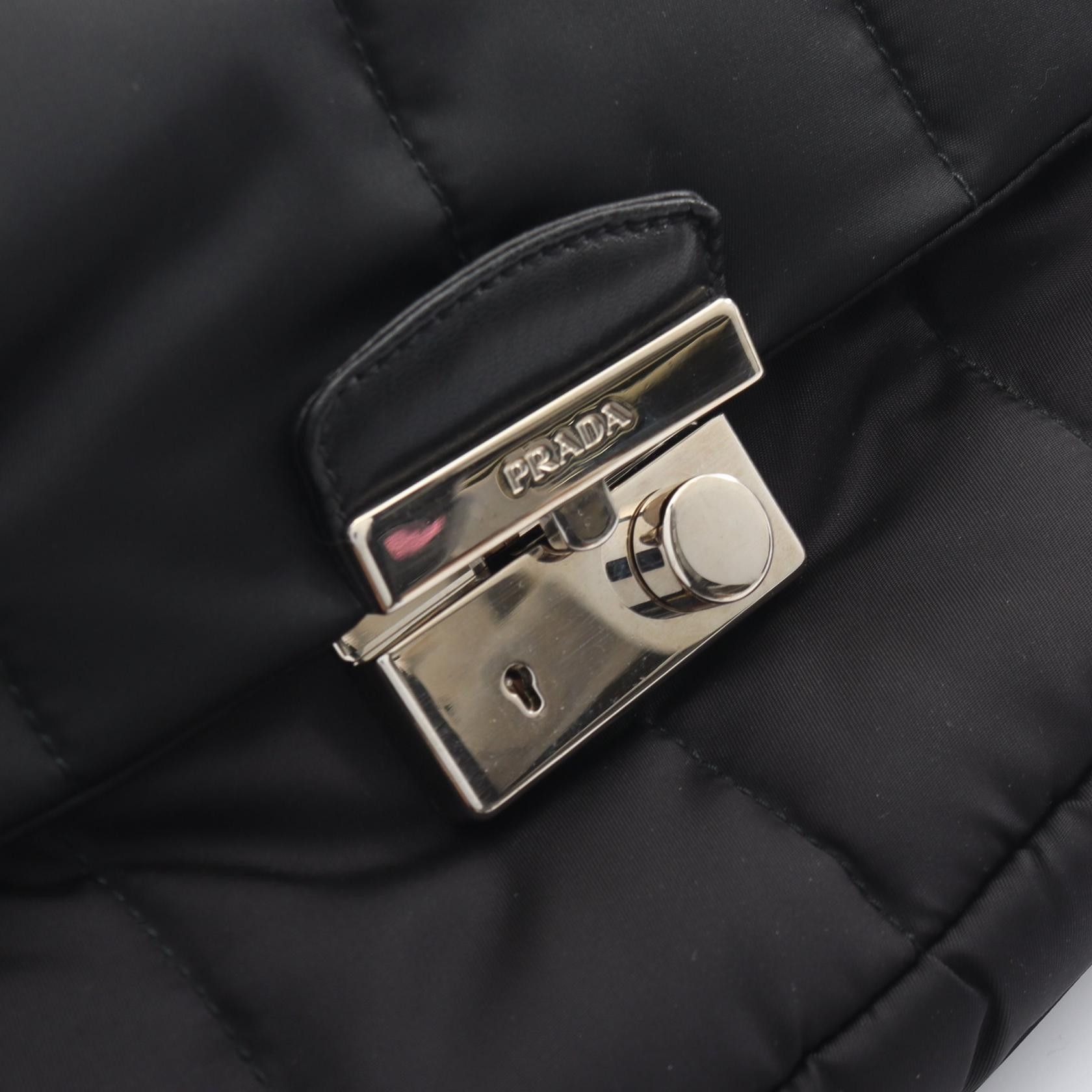 Prada Prada Prada TESSUTO BOMBER Nylon Leather Shoulder Bag Textile Shoulder Bag BR5024 DUTY FREE for USA Size ONE SIZE - 8 Thumbnail