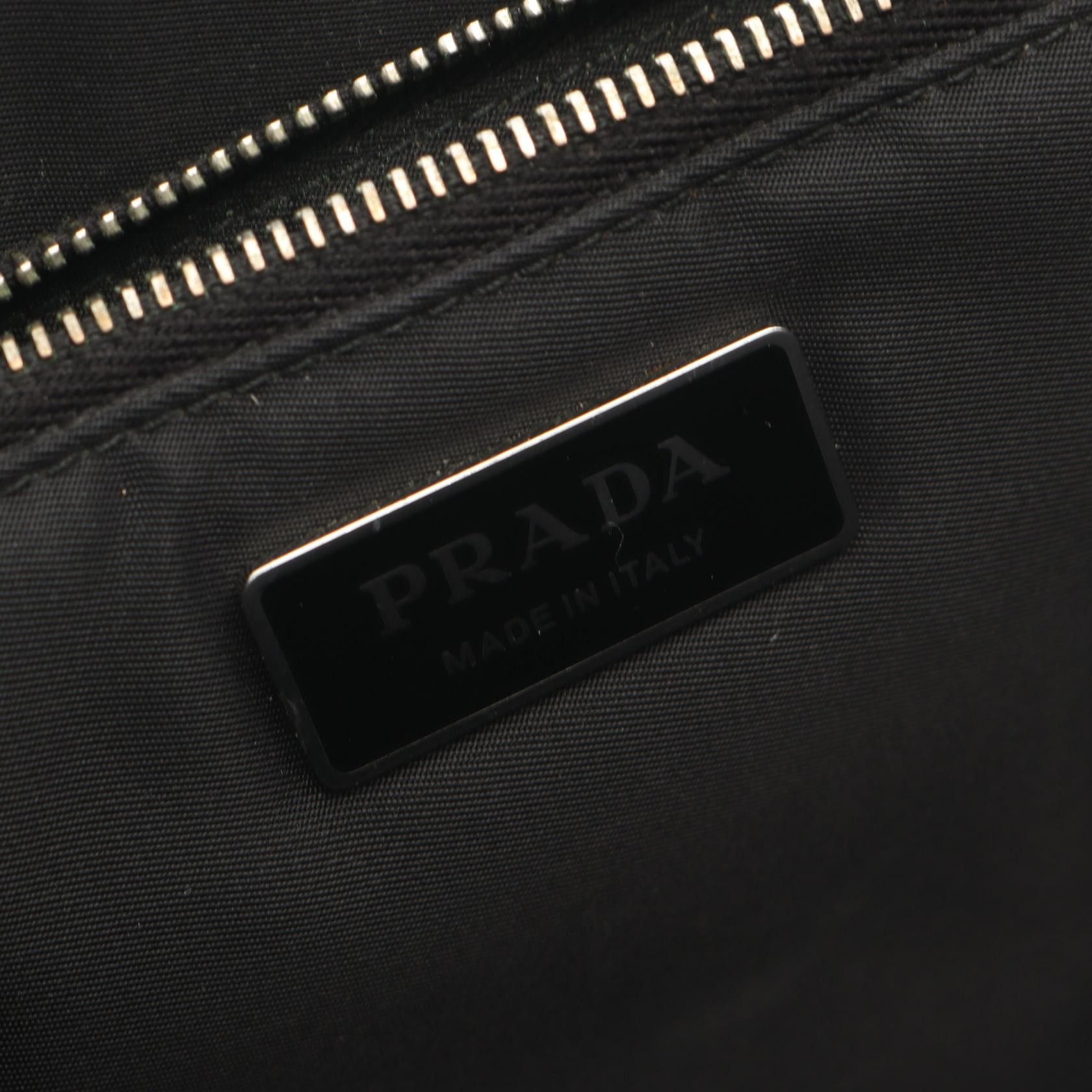Prada Prada Prada Re-Nylon Nylon Leather Tote Bag Leather Tote Bag 1BG426 DUTY FREE for USA Size ONE SIZE - 4 Thumbnail