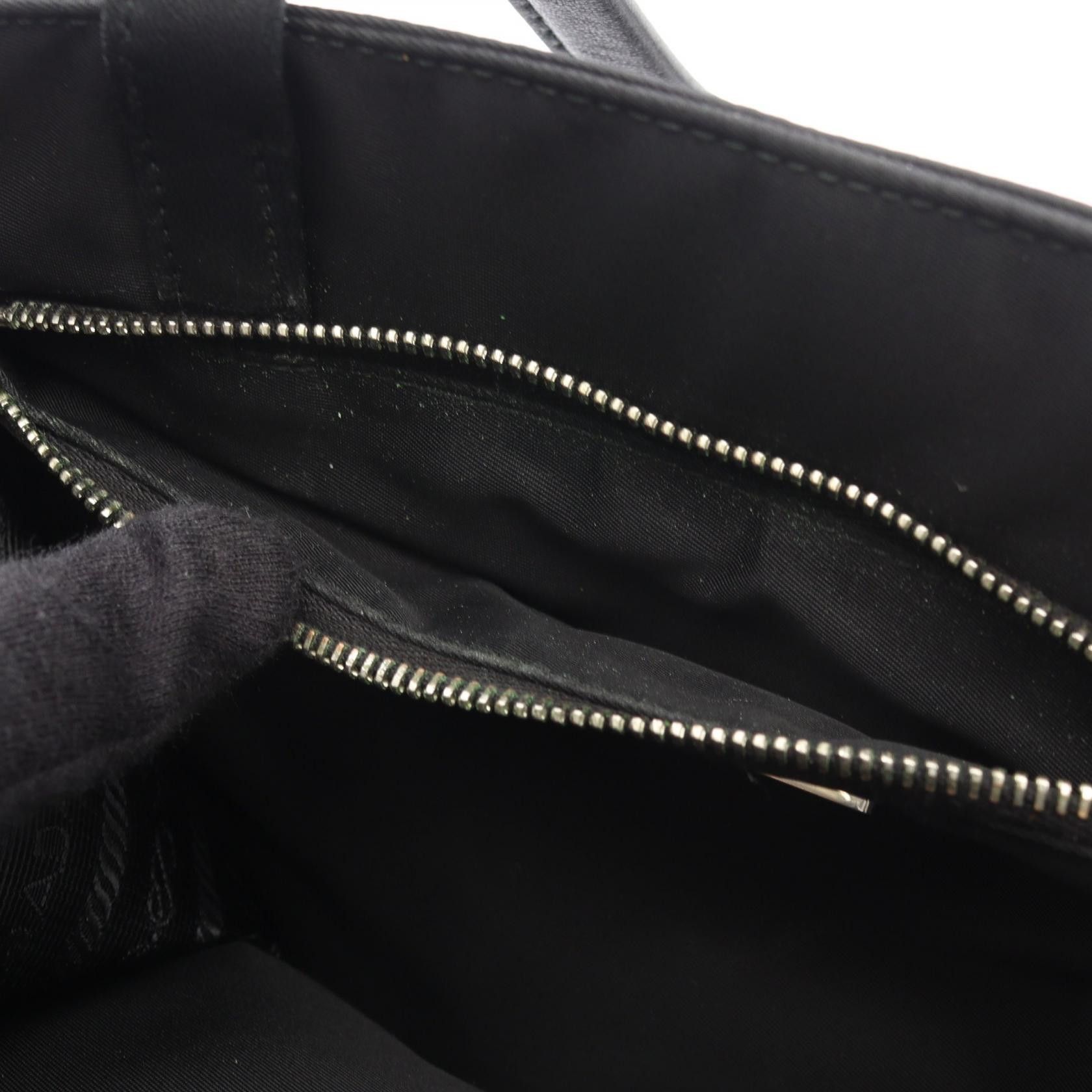 Prada Prada Prada Re-Nylon Nylon Leather Tote Bag Leather Tote Bag 1BG426 DUTY FREE for USA Size ONE SIZE - 9 Thumbnail