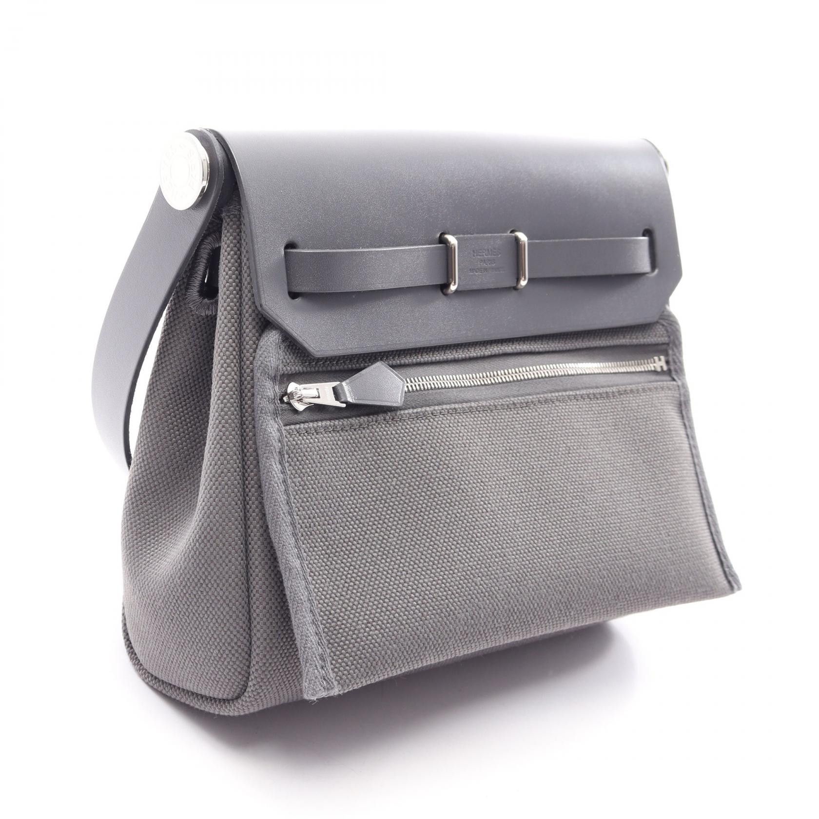 Hermes Hermes Hermes Herbag Zip Mini Toile H Vache Hunter Shoulder Bag Leather Shoulder Bag Stamp W (2024) DUTY FREE for USA Size ONE SIZE - 2 Thumbnail