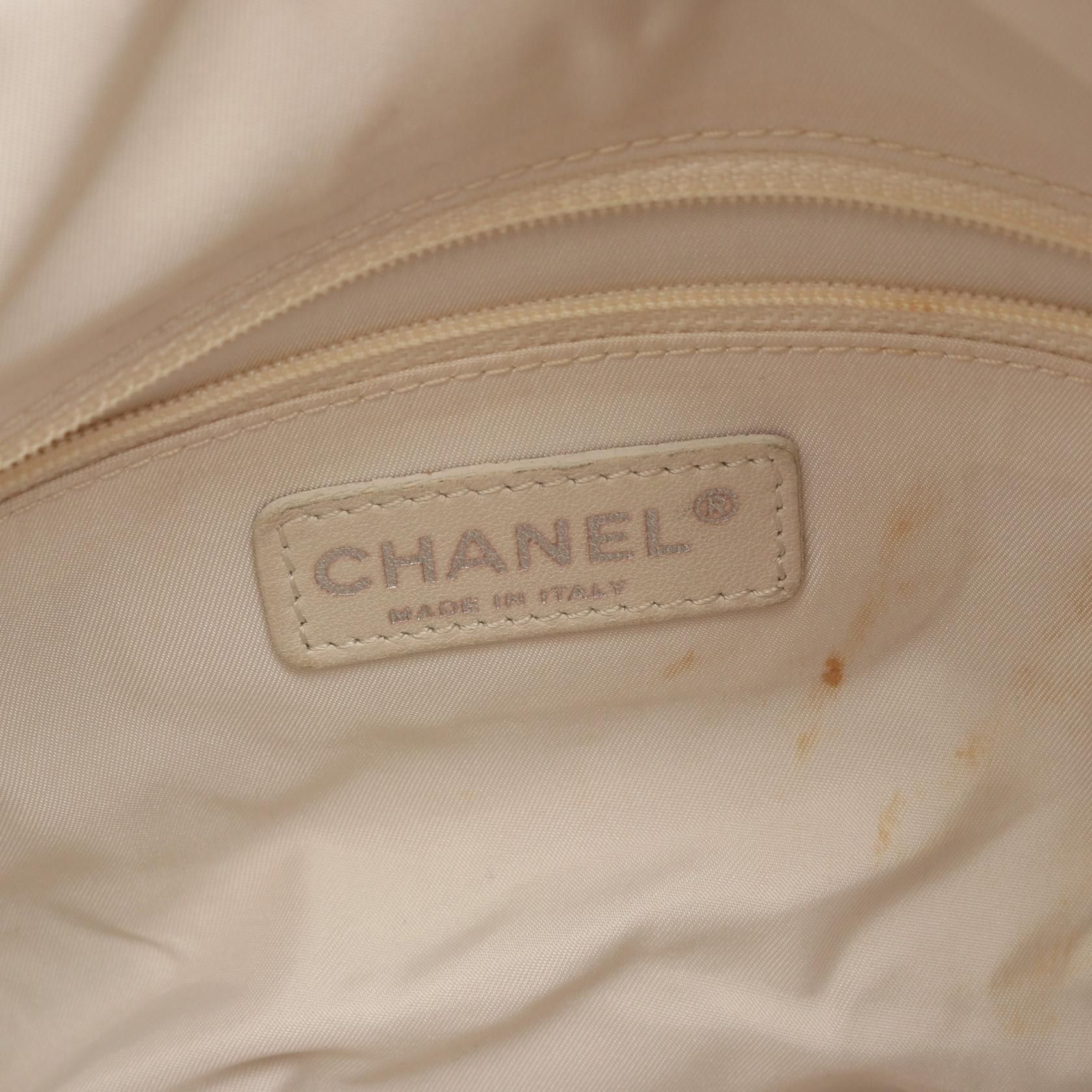 Chanel Chanel Chanel Paris-Biarritz PVC Coated Canvas Leather Tote Bag Plastic / Synthetic Tote Bag A34208 DUTY FREE for USA Size ONE SIZE - 4 Thumbnail