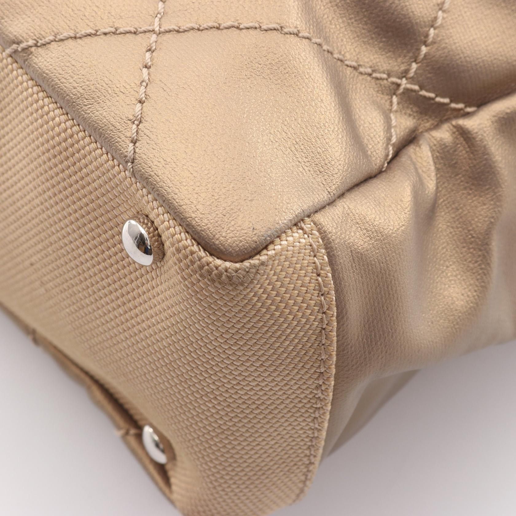 Chanel Chanel Chanel Paris-Biarritz PVC Coated Canvas Leather Tote Bag Plastic / Synthetic Tote Bag A34208 DUTY FREE for USA Size ONE SIZE - 8 Thumbnail