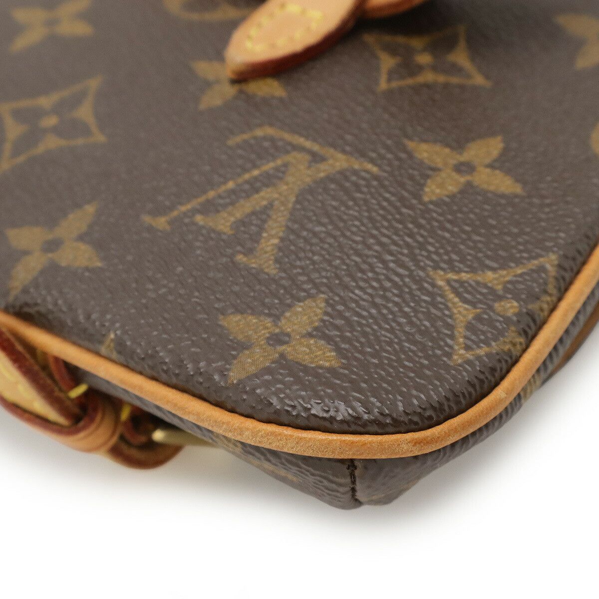 Louis Vuitton Louis Vuitton Louis Vuitton Pochette Marly Monogram Waist Bag Textile Belt Bag M51159 DUTY FREE for USA Size ONE SIZE - 3 Thumbnail
