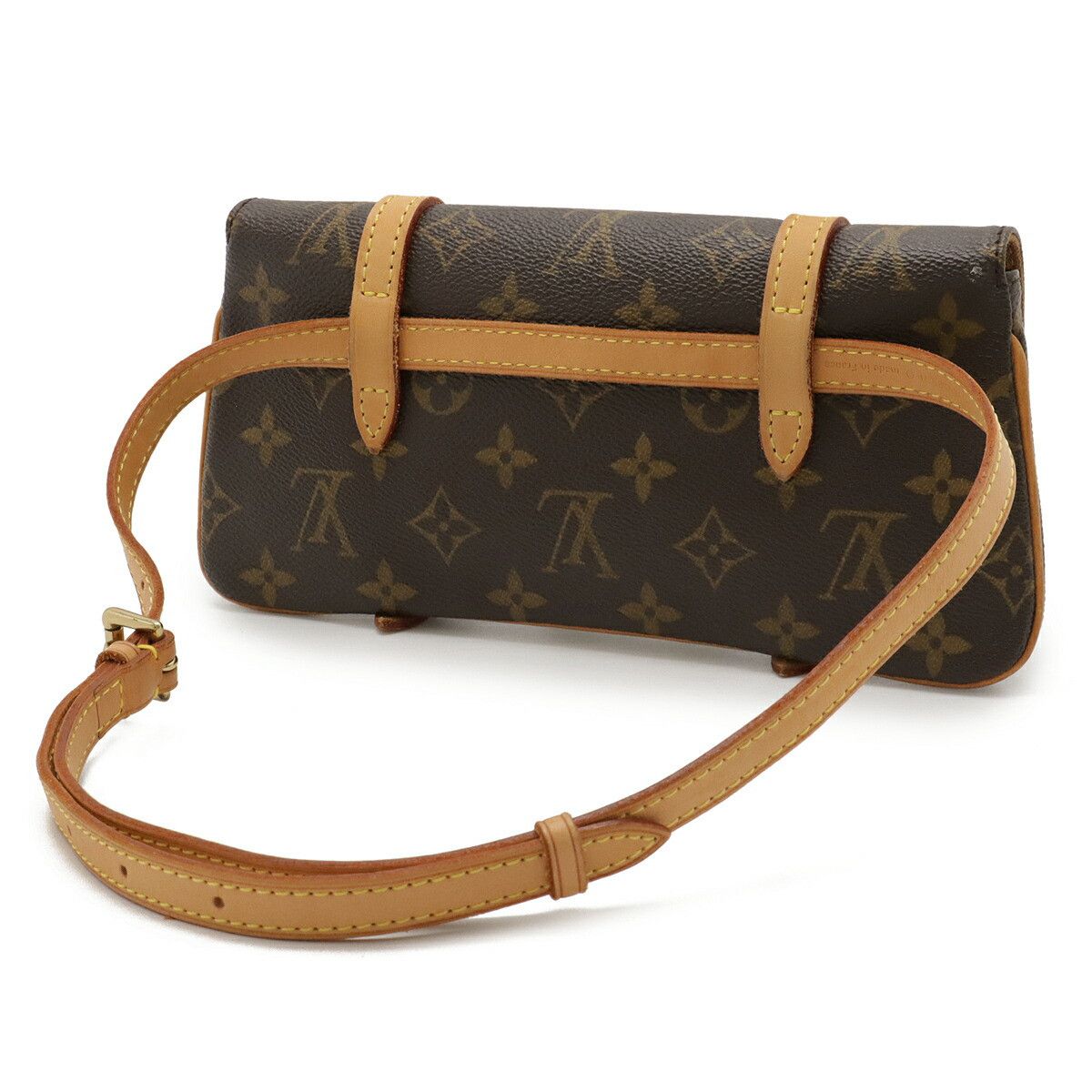 Louis Vuitton Louis Vuitton Louis Vuitton Pochette Marly Monogram Waist Bag Textile Belt Bag M51159 DUTY FREE for USA Size ONE SIZE - 2 Thumbnail