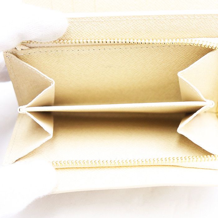 Louis Vuitton Louis Vuitton Louis Vuitton Portefeuille Joy Damier Azur Wallet Textile Short Wallet N60030 DUTY FREE for USA Size ONE SIZE - 13 Thumbnail