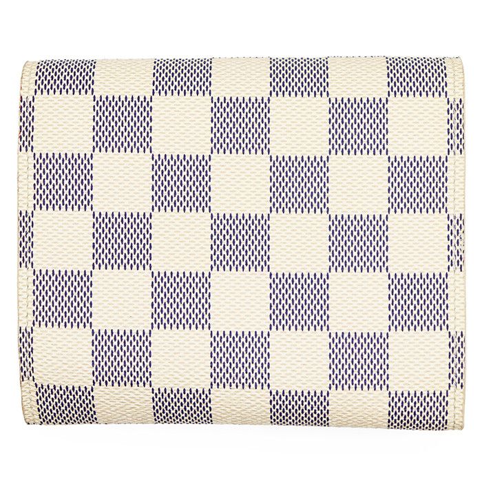 Louis Vuitton Louis Vuitton Louis Vuitton Portefeuille Joy Damier Azur Wallet Textile Short Wallet N60030 DUTY FREE for USA Size ONE SIZE - 5 Thumbnail