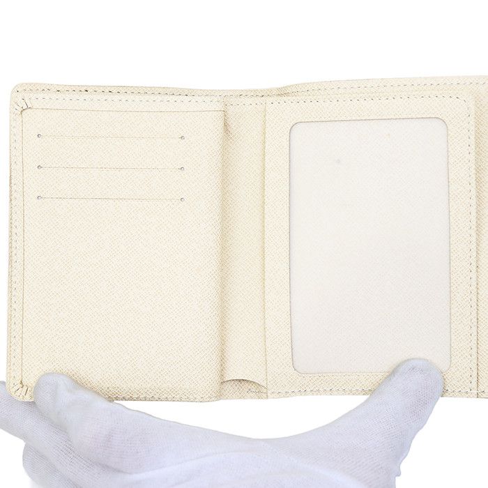 Louis Vuitton Louis Vuitton Louis Vuitton Portefeuille Joy Damier Azur Wallet Textile Short Wallet N60030 DUTY FREE for USA Size ONE SIZE - 7 Thumbnail