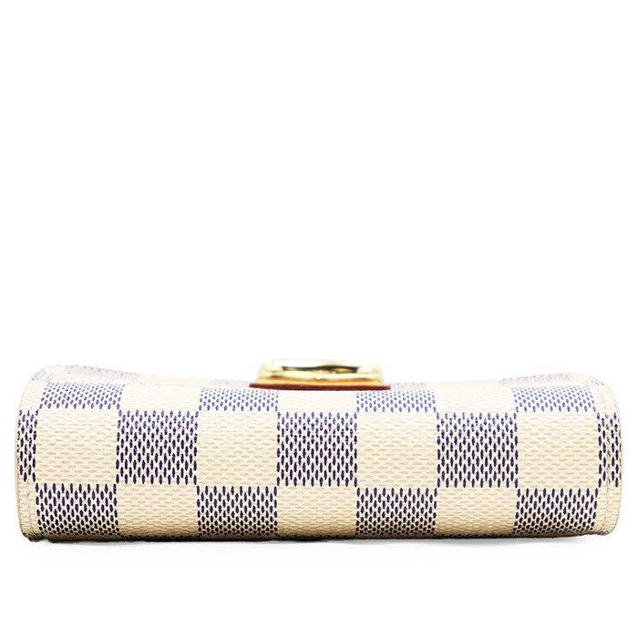 Louis Vuitton Louis Vuitton Louis Vuitton Portefeuille Joy Damier Azur Wallet Textile Short Wallet N60030 DUTY FREE for USA Size ONE SIZE - 8 Thumbnail