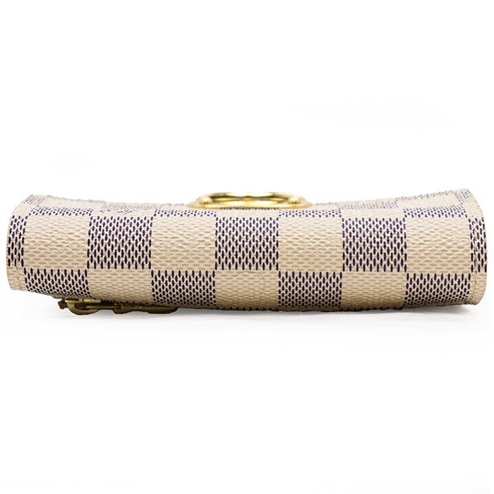 Louis Vuitton Louis Vuitton Louis Vuitton Portefeuille Koala Damier Azur Trifold Wallet Textile Short Wallet N60013 DUTY FREE for USA Size ONE SIZE - 8 Thumbnail