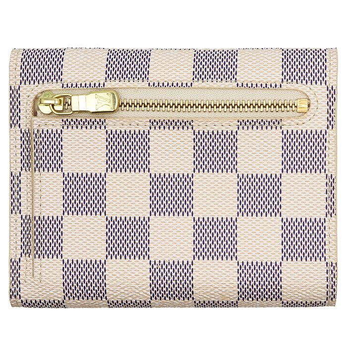 Louis Vuitton Louis Vuitton Louis Vuitton Portefeuille Koala Damier Azur Trifold Wallet Textile Short Wallet N60013 DUTY FREE for USA Size ONE SIZE - 5 Thumbnail