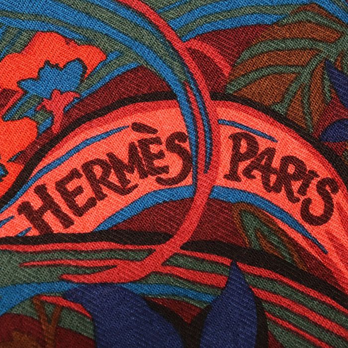 Hermes Hermes Hermes Carre Geant140 Tyger Tyger Cashmere Silk Scarf Textile Scarf DUTY FREE for USA Size ONE SIZE - 5 Thumbnail
