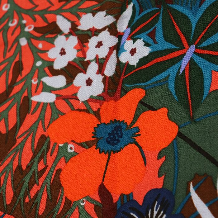 Hermes Hermes Hermes Carre Geant140 Tyger Tyger Cashmere Silk Scarf Textile Scarf DUTY FREE for USA Size ONE SIZE - 12 Thumbnail