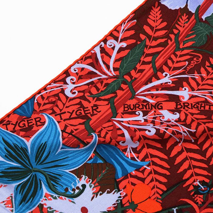 Hermes Hermes Hermes Carre Geant140 Tyger Tyger Cashmere Silk Scarf Textile Scarf DUTY FREE for USA Size ONE SIZE - 3 Thumbnail
