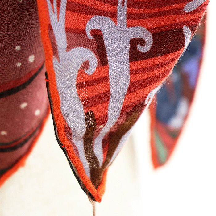 Hermes Hermes Hermes Carre Geant140 Tyger Tyger Cashmere Silk Scarf Textile Scarf DUTY FREE for USA Size ONE SIZE - 9 Thumbnail