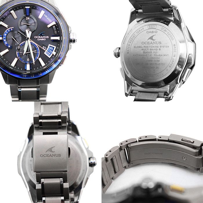 Other Other CASIO OCEANUS OCW-G2000 Titanium Watch Metal Quartz OCW-G2000 DUTY FREE for USA Size ONE SIZE - 11 Thumbnail
