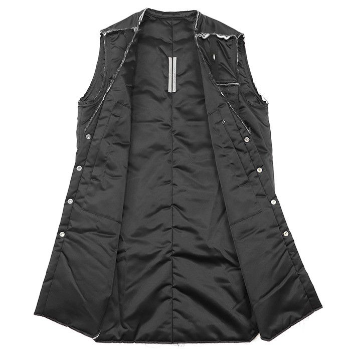 Rick Owens Rick Owens Rick Owens Padded Long Vest Textile Tops DUTY FREE for USA Size ONE SIZE - 8 Thumbnail