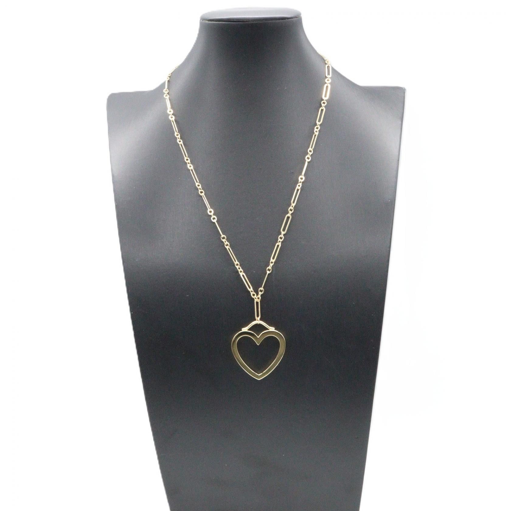 Tiffany & Co. Tiffany & Co. Tiffany＆Co. Open Heart Au750 Necklace Precious Metal Necklace DUTY FREE for USA Size ONE SIZE - 6 Thumbnail