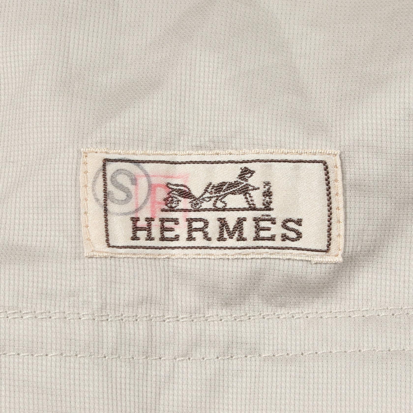 Hermes Hermes Hermes Cotton Half Zip Pullover Textile Tops DUTY FREE for USA Size ONE SIZE - 3 Thumbnail