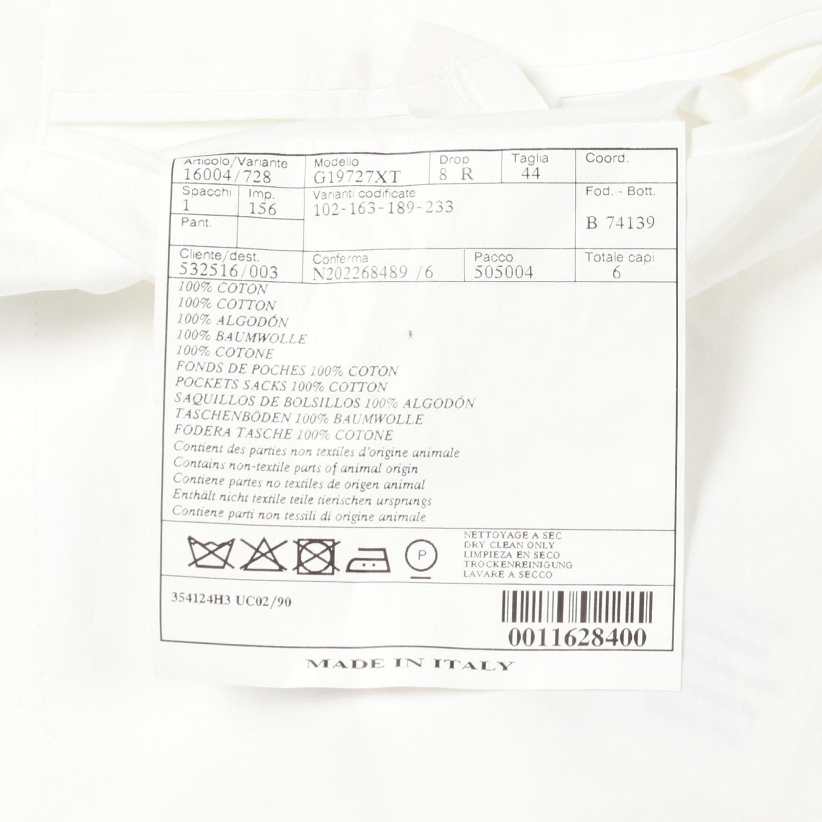 Hermes Hermes Hermes Cotton Double Breasted Jacket Textile Outerwear DUTY FREE for USA Size ONE SIZE - 4 Thumbnail