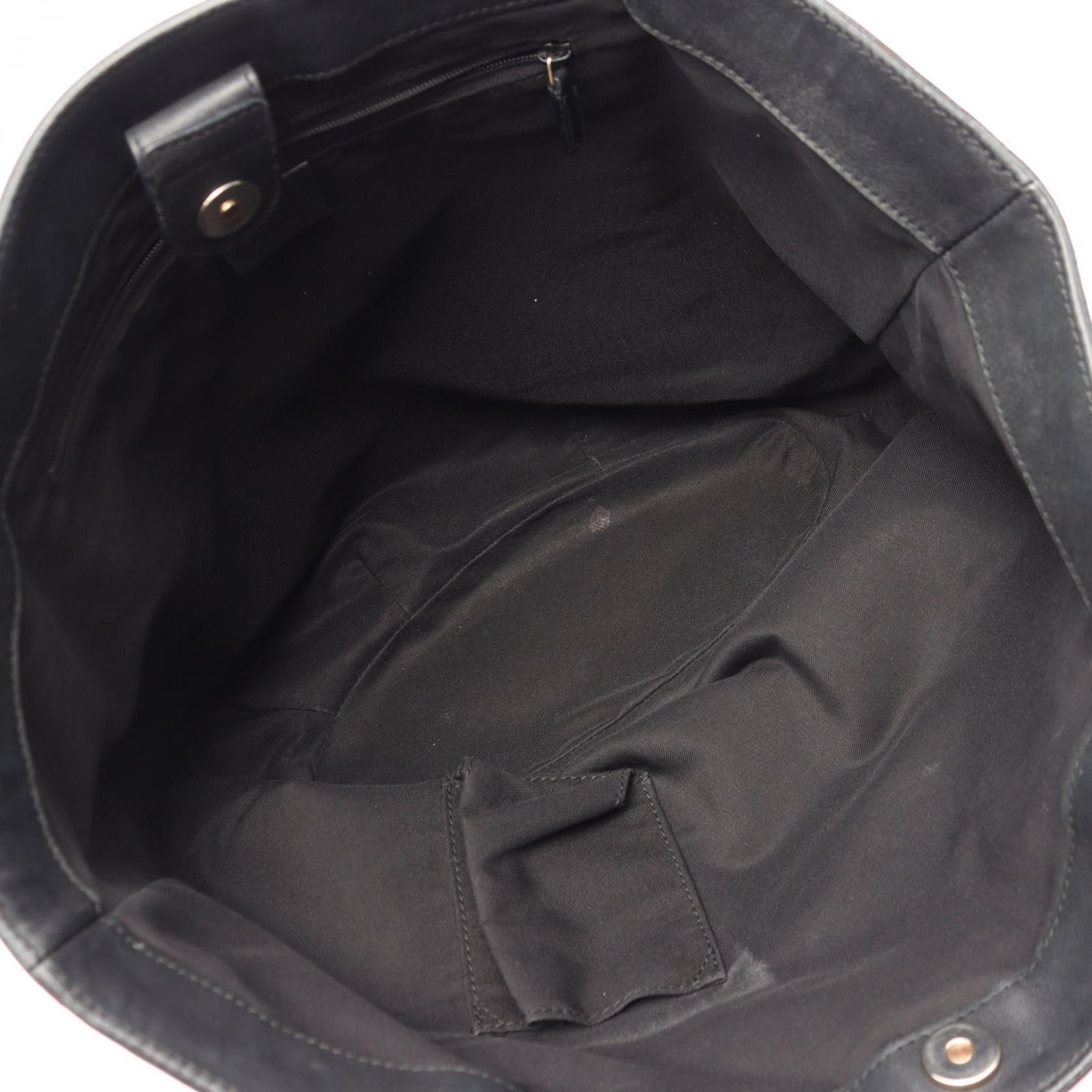 Gucci Gucci Gucci Abbey GG Canvas Tote Bag Leather Tote Bag 211982 DUTY FREE for USA Size ONE SIZE - 3 Thumbnail
