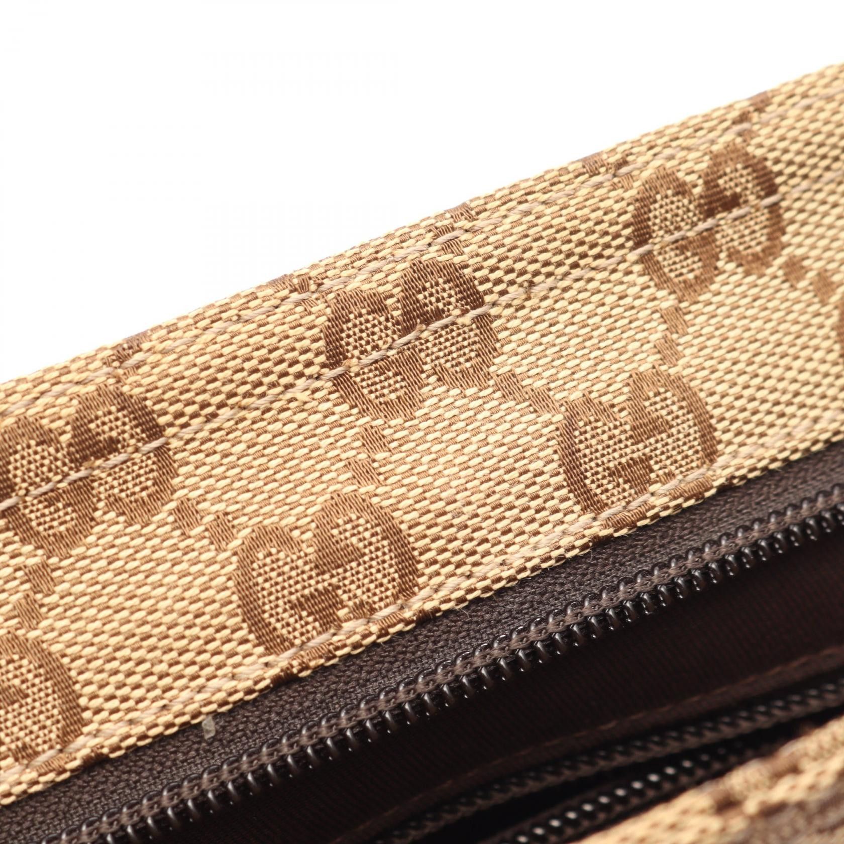 Gucci Gucci Gucci GG Canvas Shoulder Bag Leather Shoulder Bag 256100 DUTY FREE for USA Size ONE SIZE - 9 Thumbnail