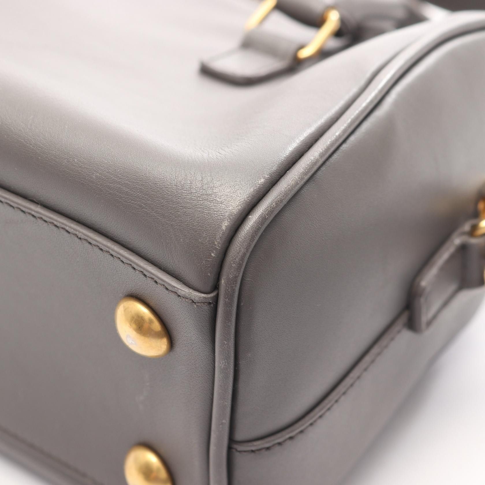 Yves Saint Laurent Yves Saint Laurent Saint Laurent Paris Baby Duffle Leather 2way Handbag Leather Handbag 400422 DUTY FREE for USA Size ONE SIZE - 7 Thumbnail
