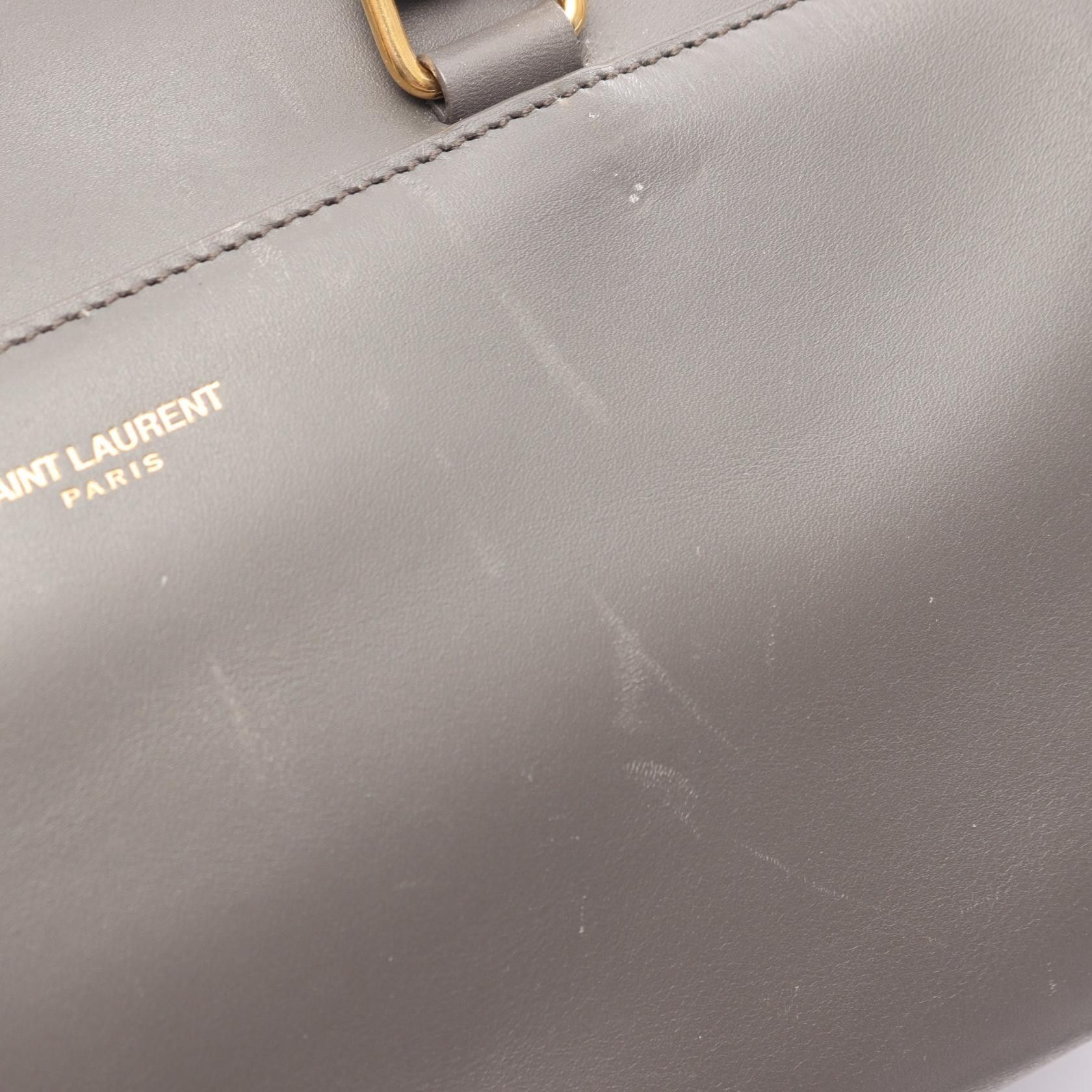 Yves Saint Laurent Yves Saint Laurent Saint Laurent Paris Baby Duffle Leather 2way Handbag Leather Handbag 400422 DUTY FREE for USA Size ONE SIZE - 8 Thumbnail