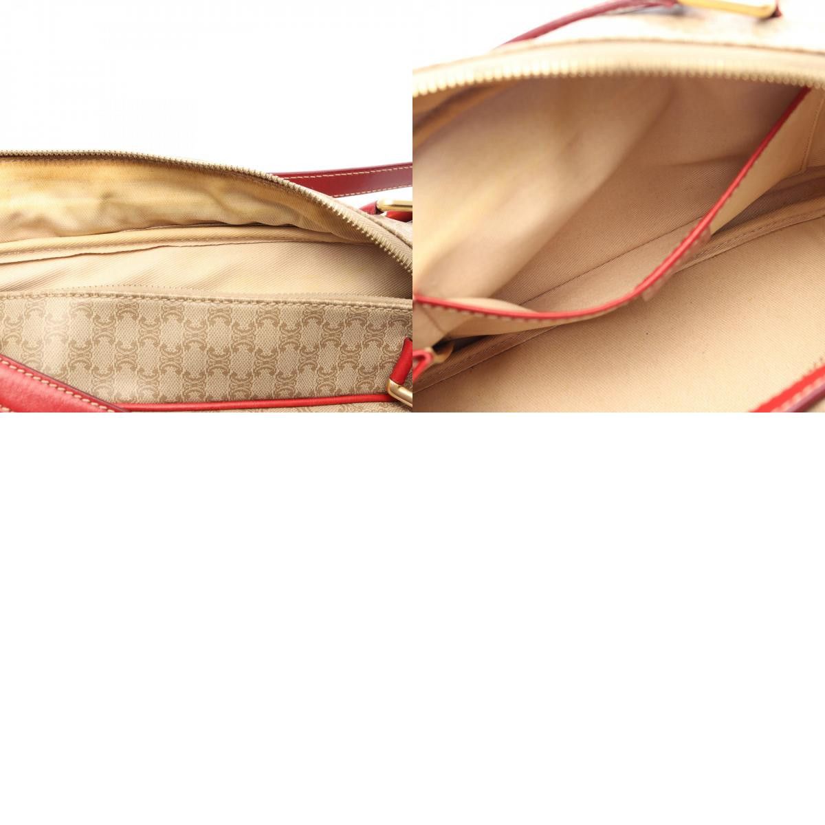 Celine Celine CELINE Macadam PVC Coated Canvas Leather Handbag Textile Handbag DUTY FREE for USA Size ONE SIZE - 10 Thumbnail