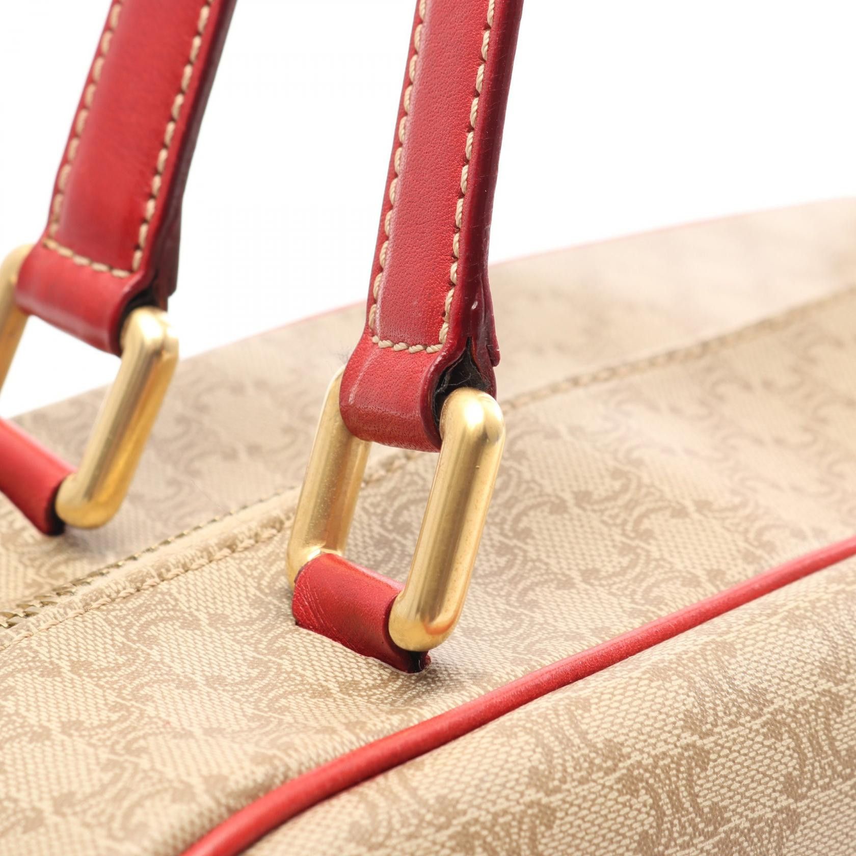 Celine Celine CELINE Macadam PVC Coated Canvas Leather Handbag Textile Handbag DUTY FREE for USA Size ONE SIZE - 8 Thumbnail