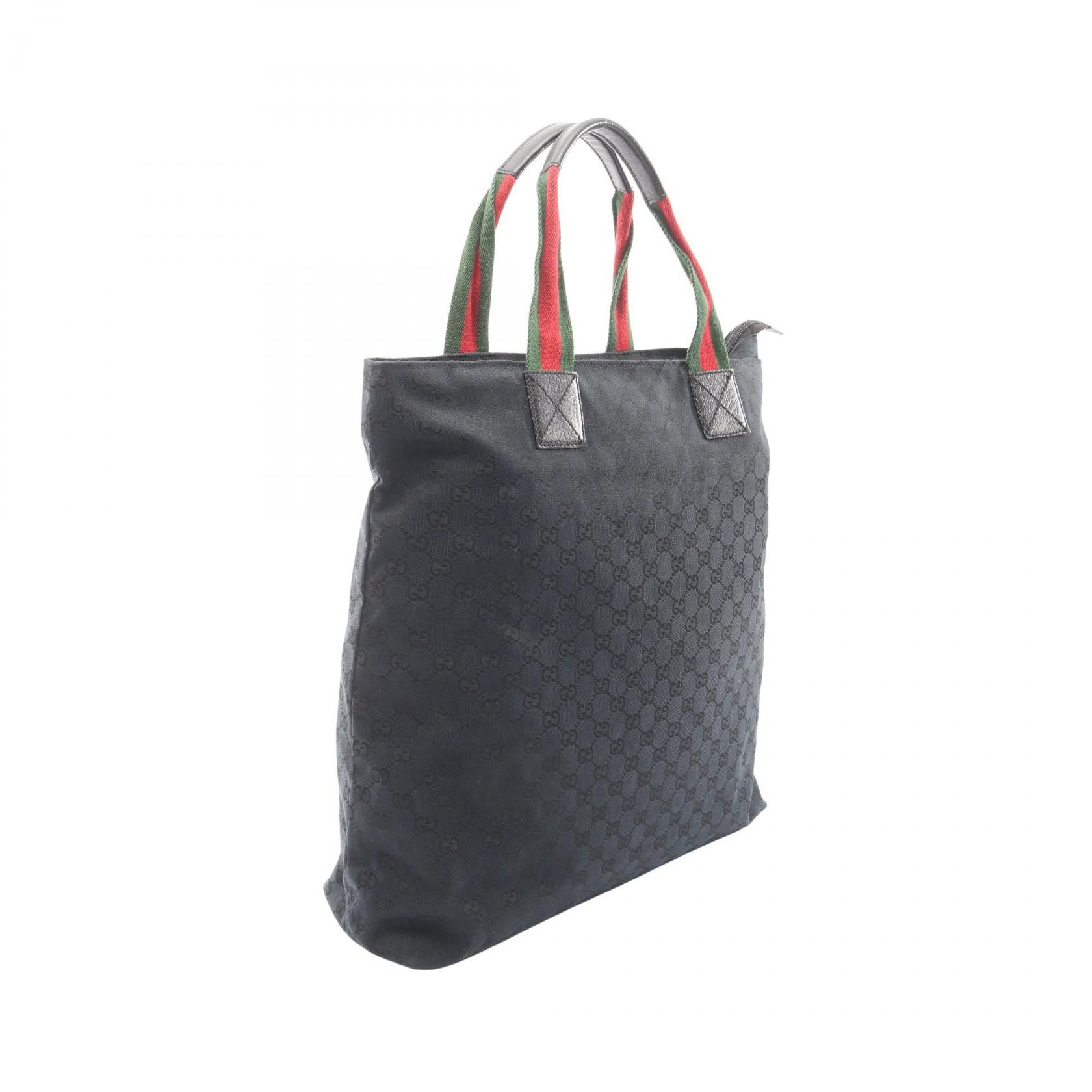 Gucci Gucci Gucci GG Canvas Tote Bag Leather Tote Bag 131233 DUTY FREE for USA Size ONE SIZE - 2 Thumbnail