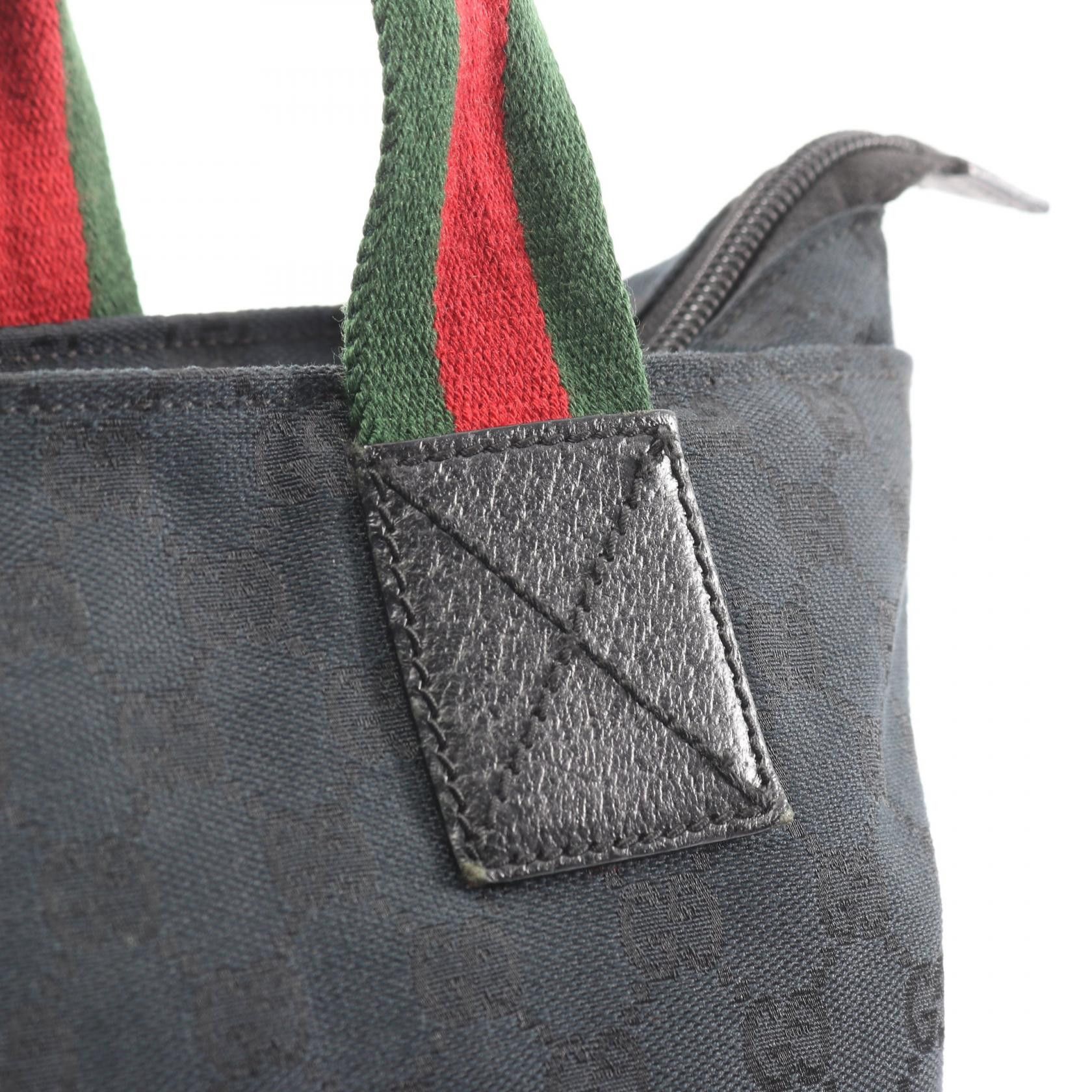 Gucci Gucci Gucci GG Canvas Tote Bag Leather Tote Bag 131233 DUTY FREE for USA Size ONE SIZE - 7 Thumbnail