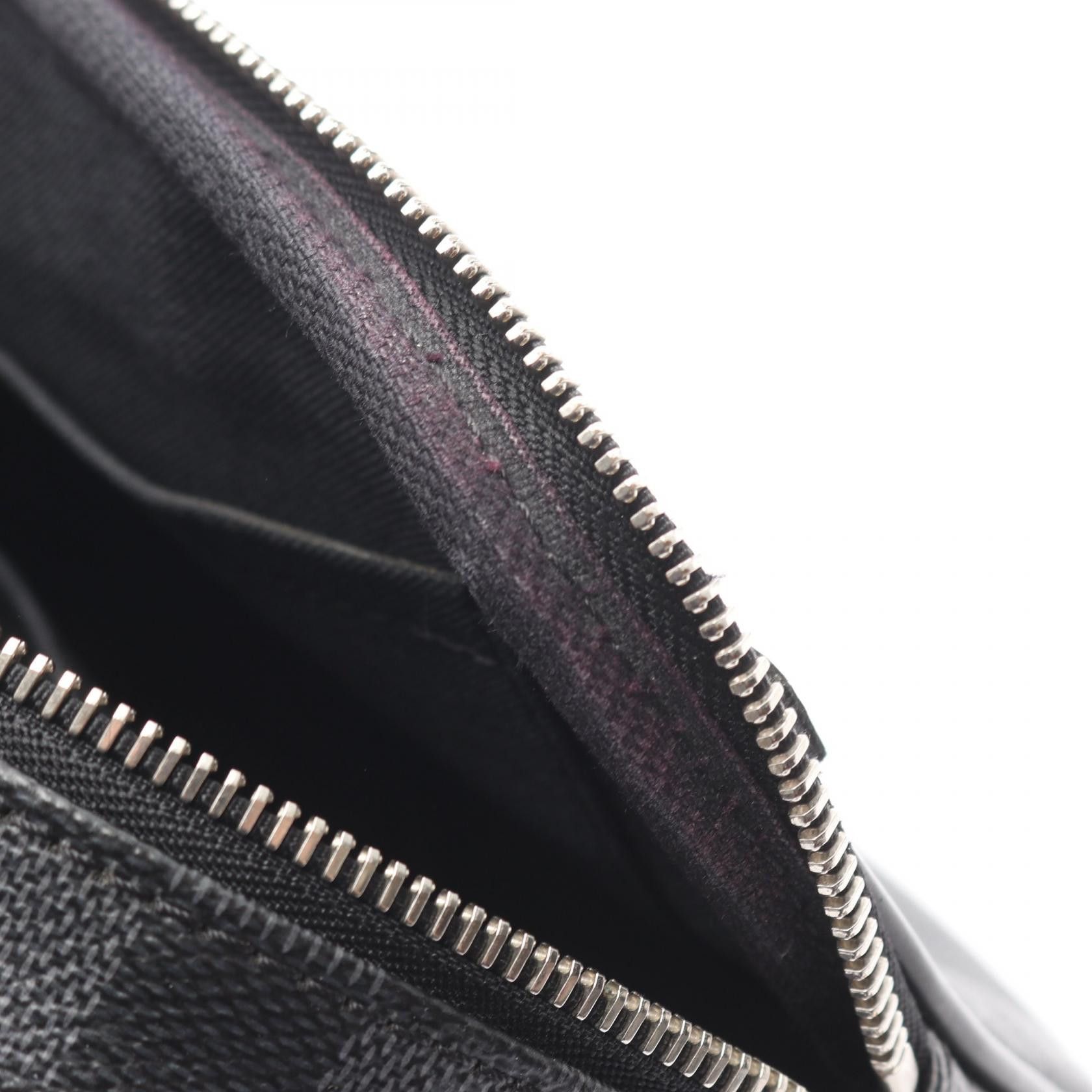 Louis Vuitton Louis Vuitton Louis Vuitton Ambreuil Damier Graphite waist bag Textile Belt Bag N41289 DUTY FREE for USA Size ONE SIZE - 7 Thumbnail