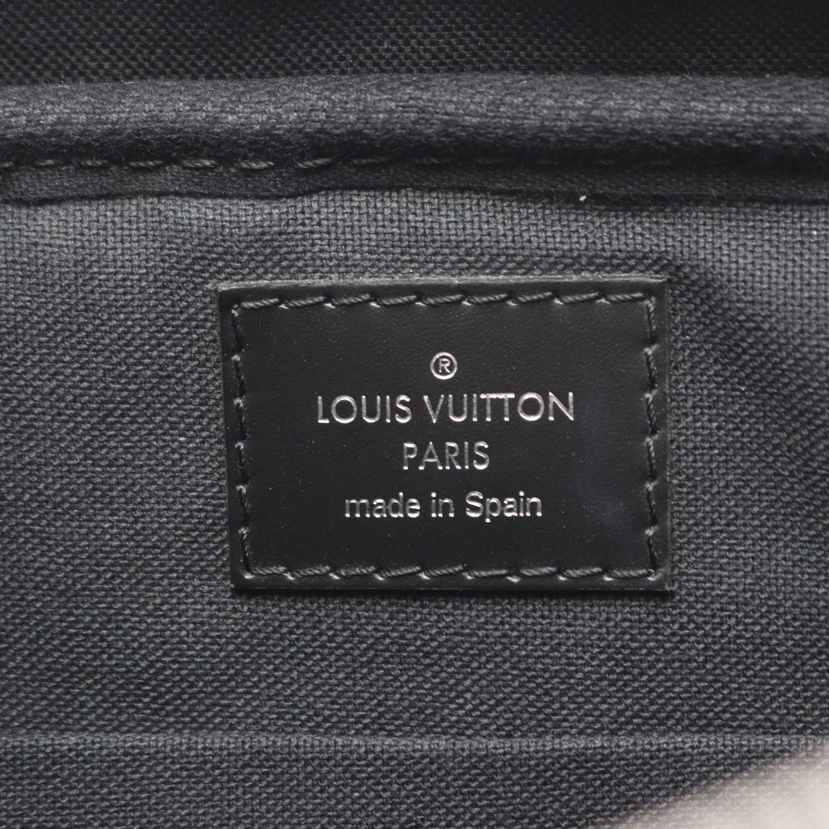 Louis Vuitton Louis Vuitton Louis Vuitton Ambreuil Damier Graphite waist bag Textile Belt Bag N41289 DUTY FREE for USA Size ONE SIZE - 4 Thumbnail